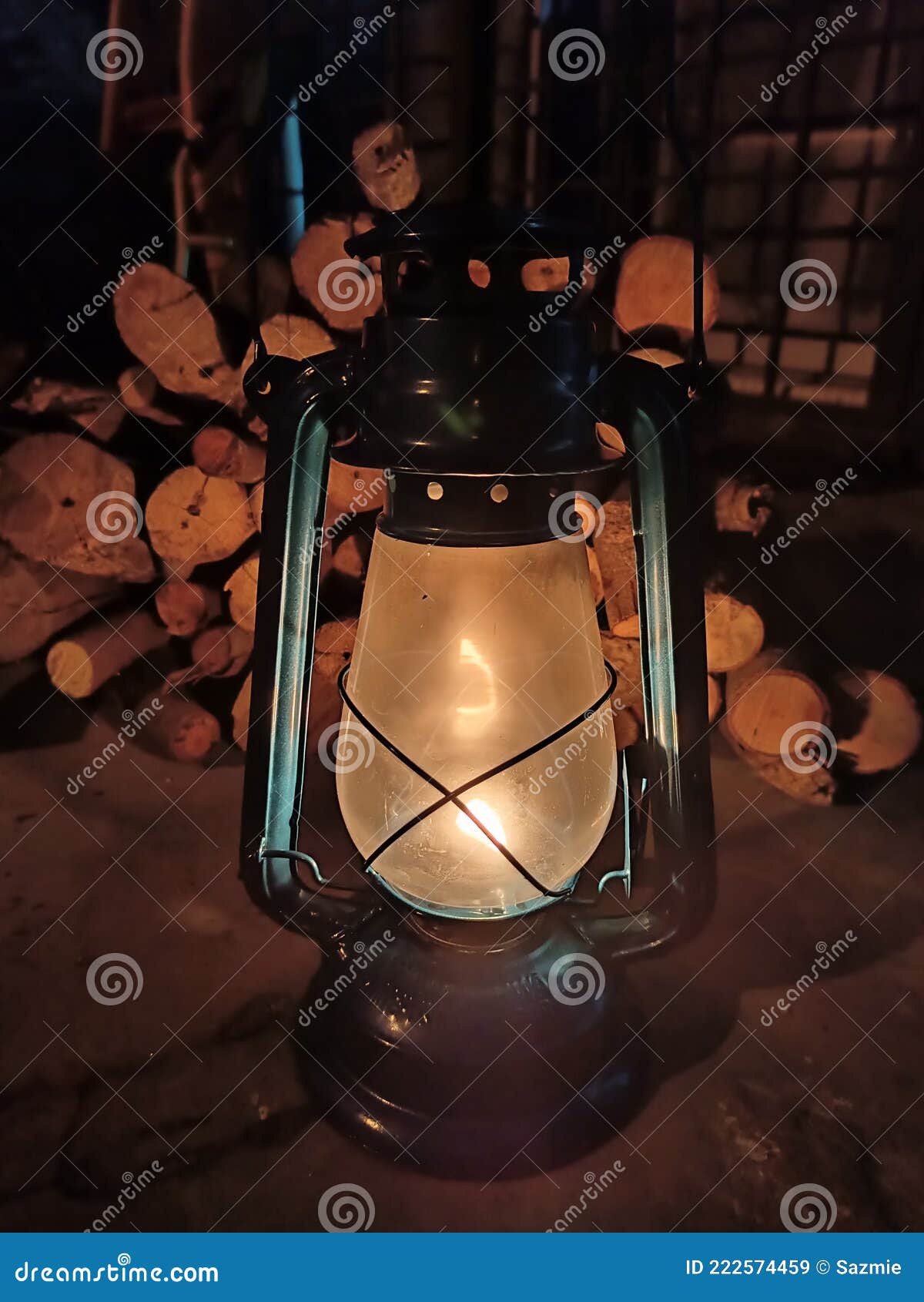 Kerosene lamps for camping stock image. Image of light 222574459