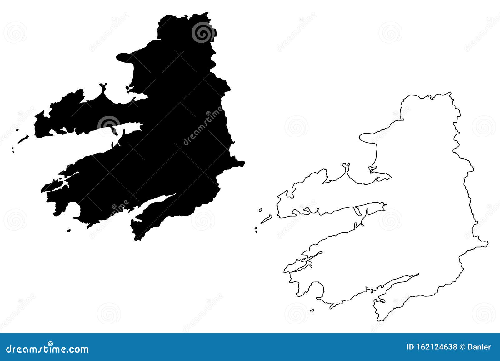 Kerry County Council Republic of Ireland, Counties of Ireland Map