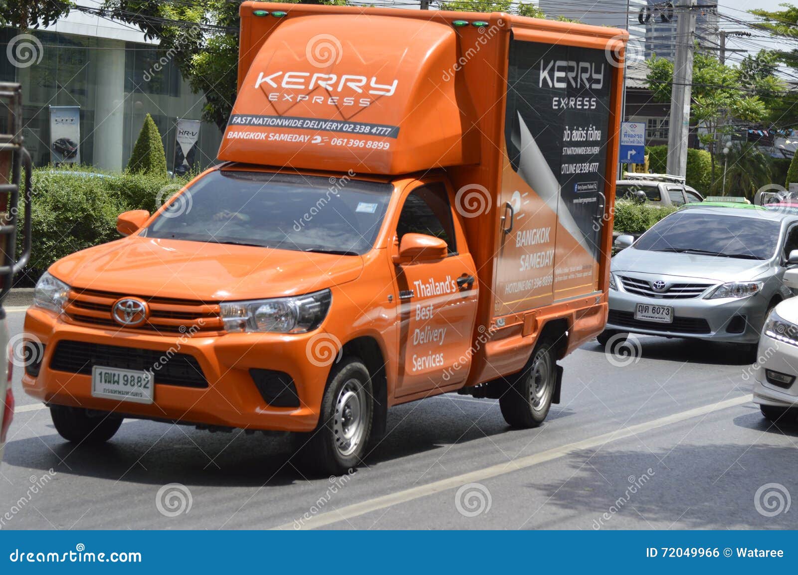 Kerry Express Parcel Delivery Service Pickup Truck ...