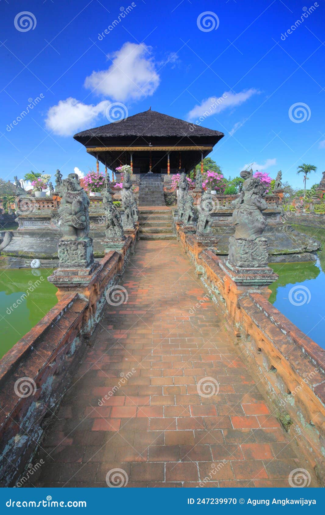 kertha gosa pavilion klungkung palace bali indonesia