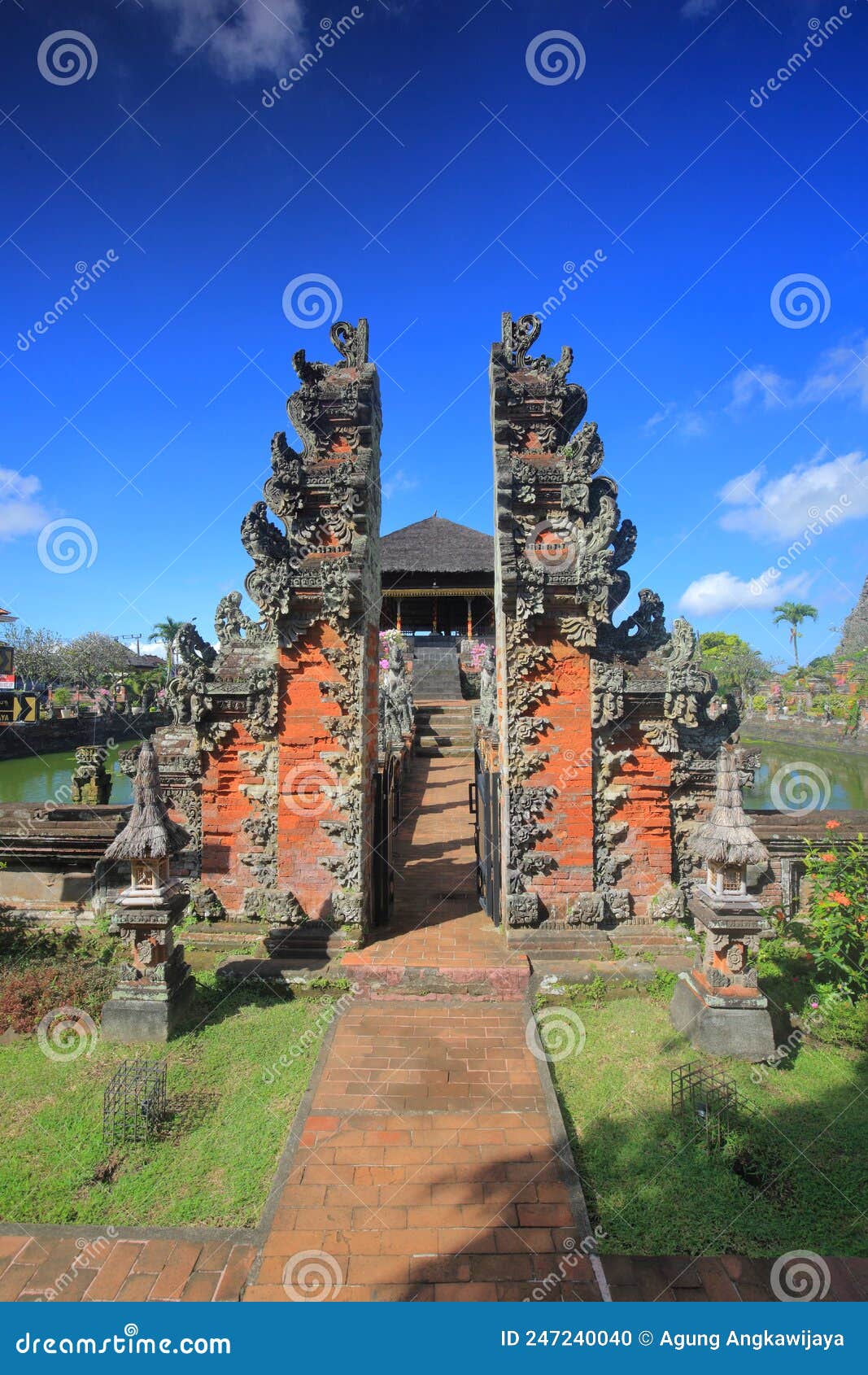 kertha gosa pavilion klungkung palace bali indonesia