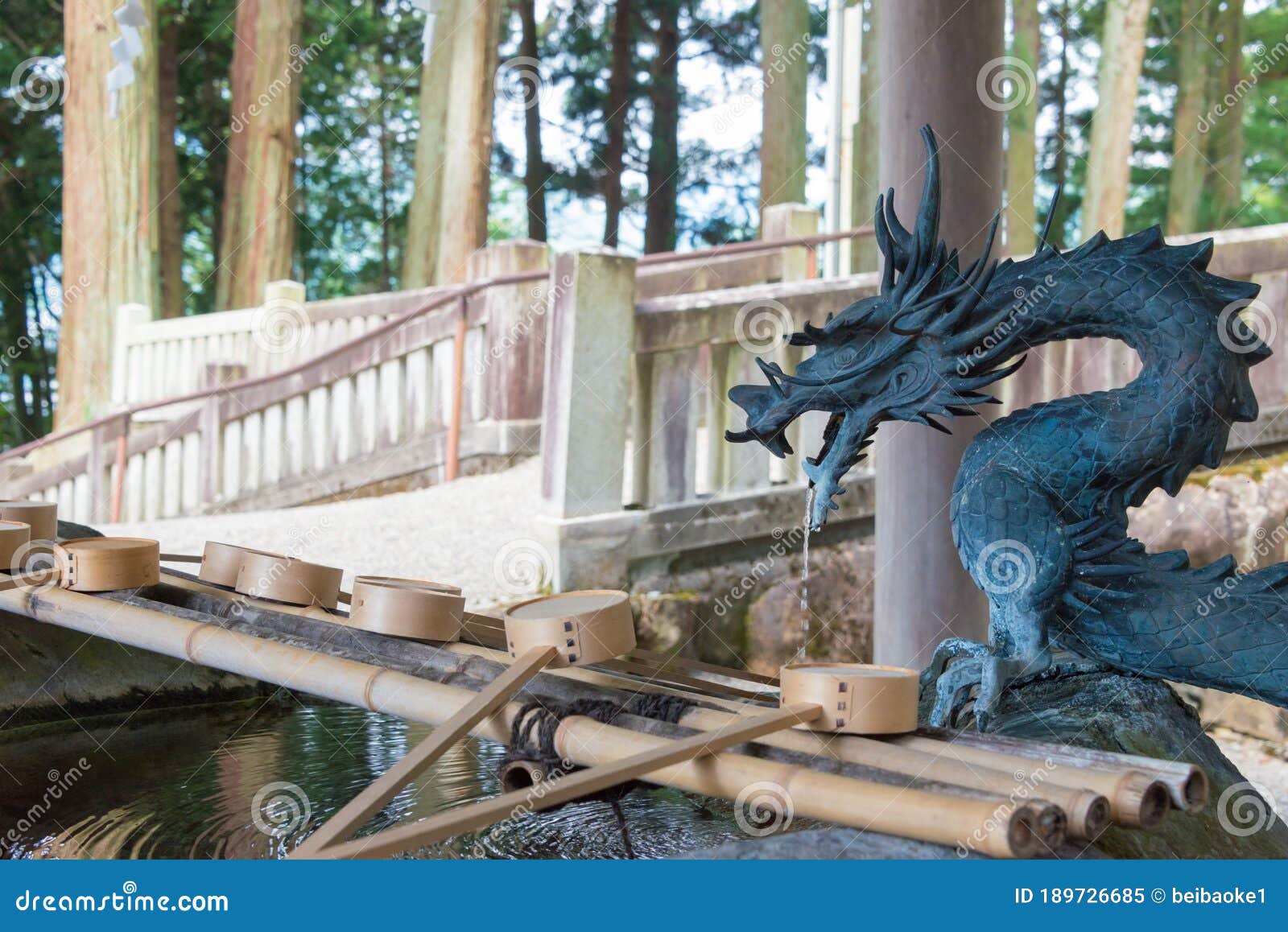 keta wakamiya shrine. a famous historic site in hida, gifu, japan