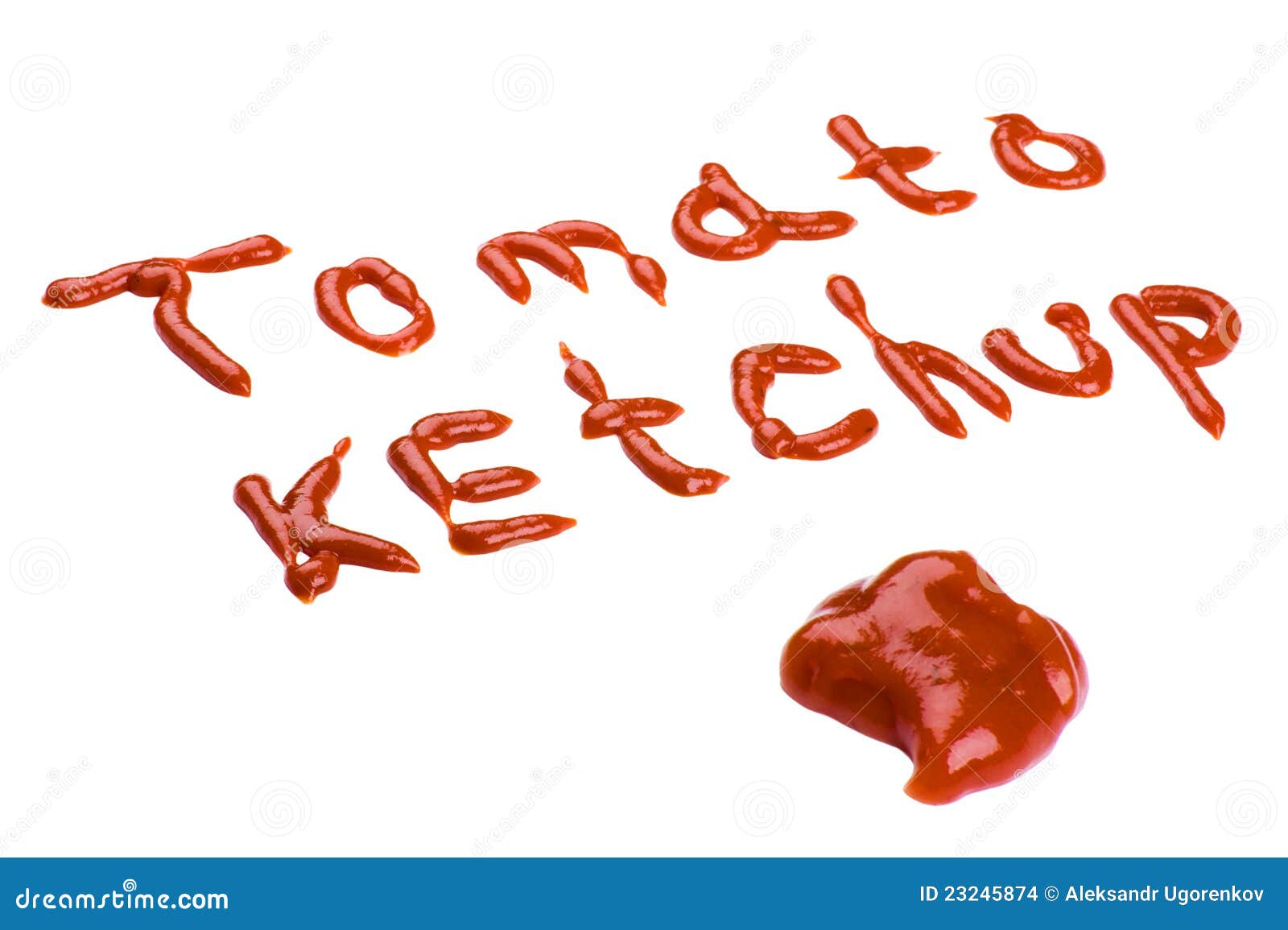Ketchup stock photo. Image of white, element, catsup 23245874