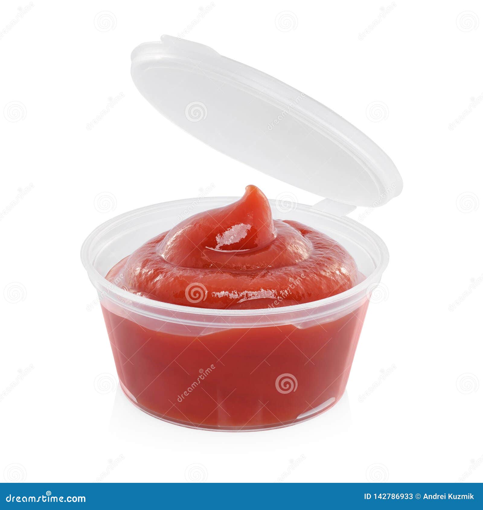 Ketchup Container Isolated on White Stock Image - Image of ketchup,  restaurant: 142786933