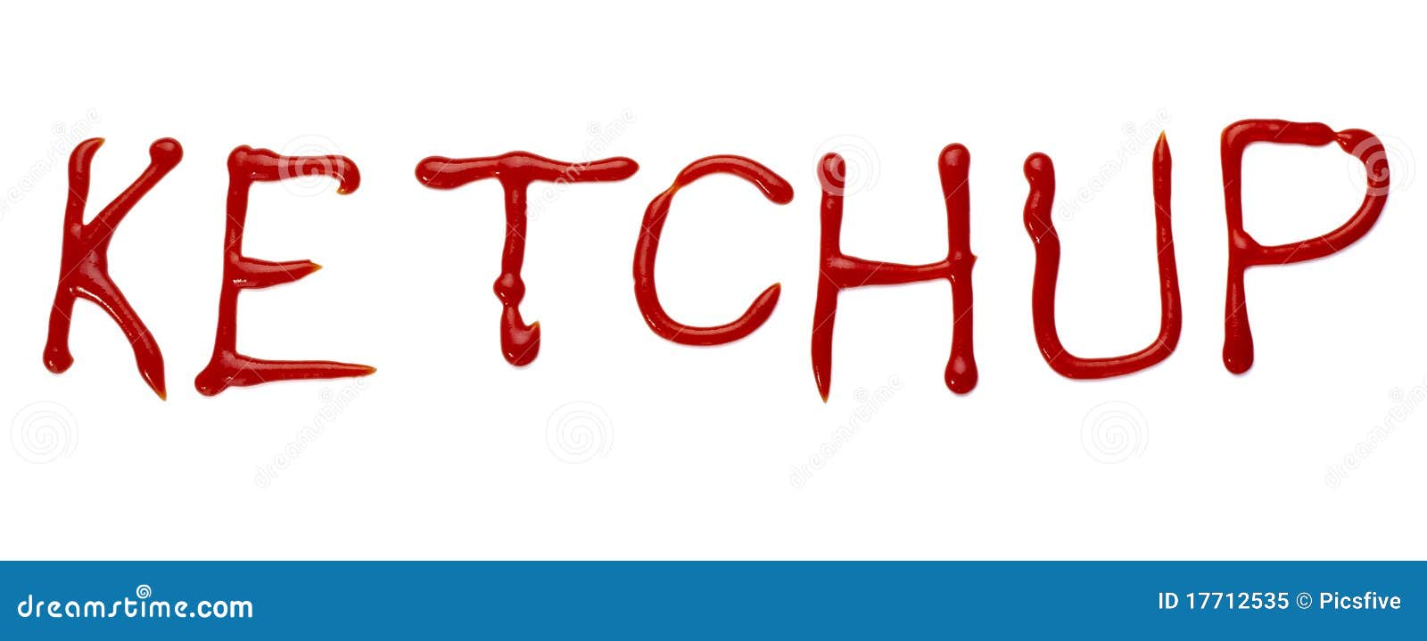Ketchup letter stock image. Image of monotype, letter 17712535