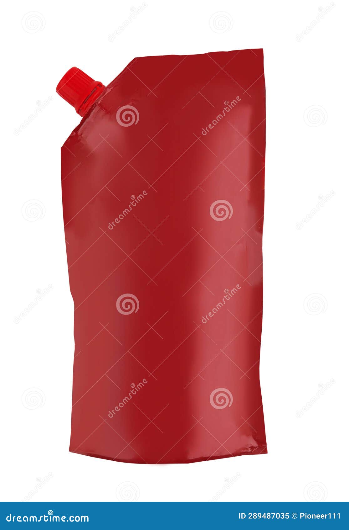Ketchup packaging isolated stock image. Image of package 289487035
