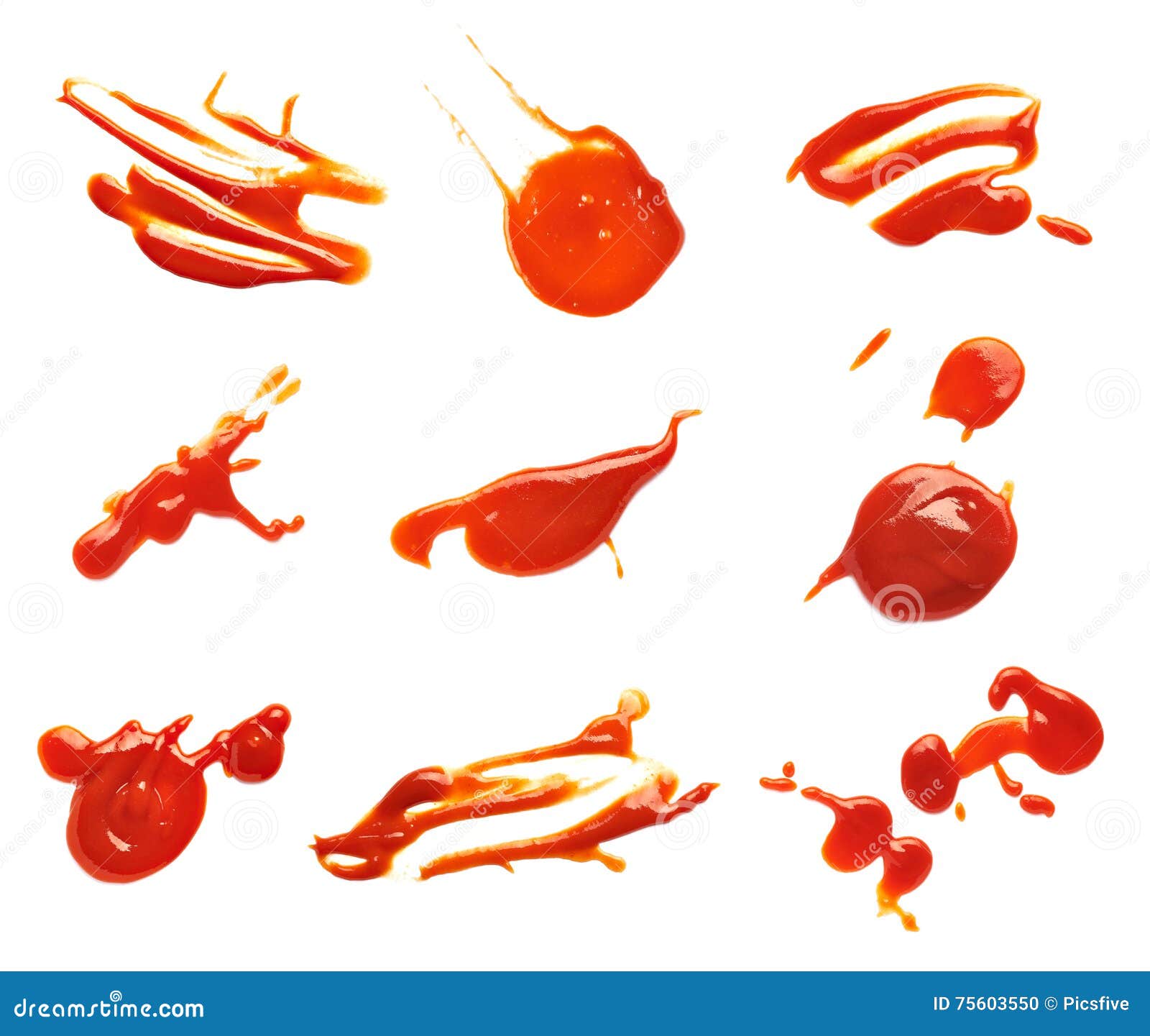 Ketchup stain fleck stock photo. Image of blemished, laundering 75603550