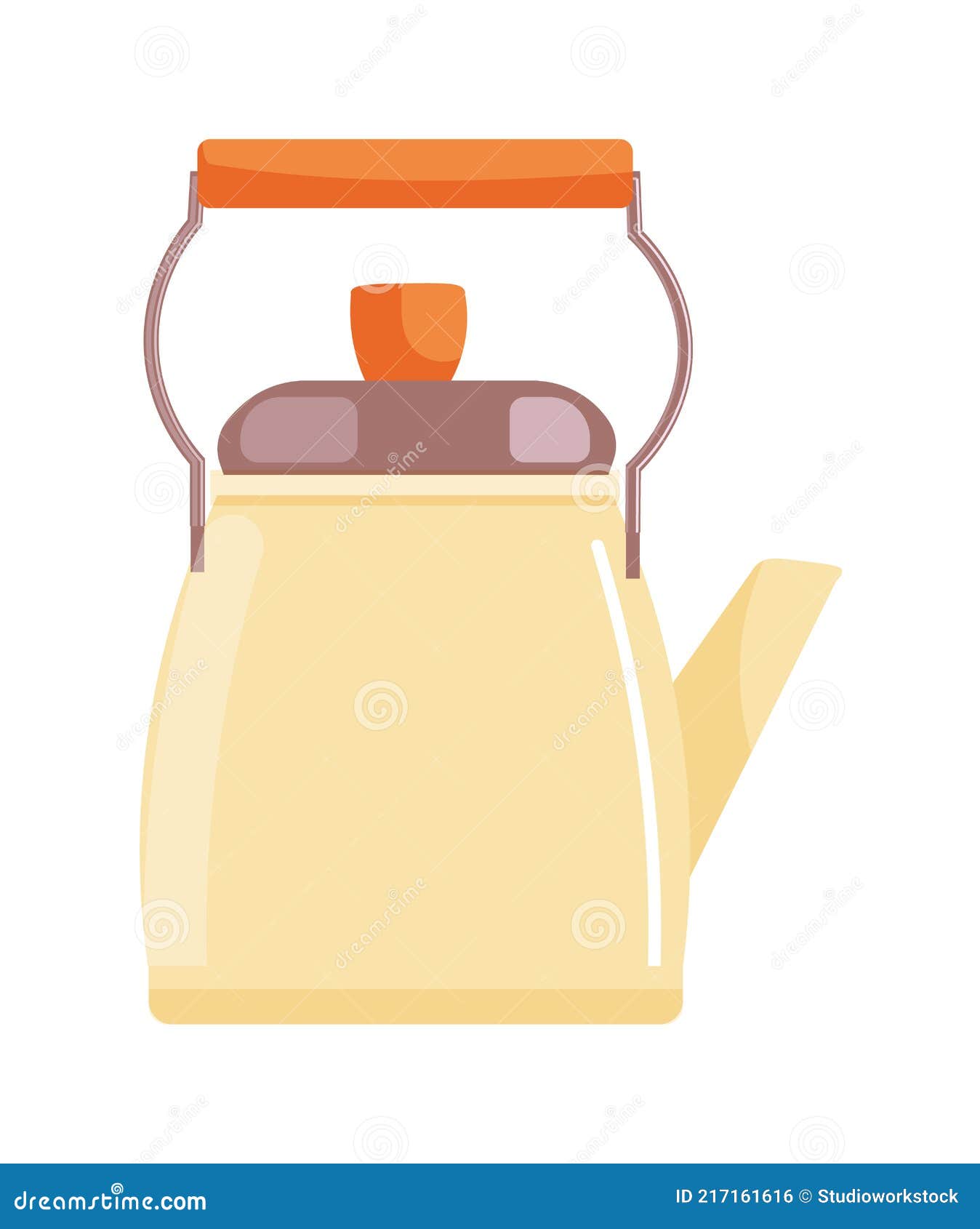 Water Boiling In A Pan. Hot Steam From The Pan. High Temperature Water