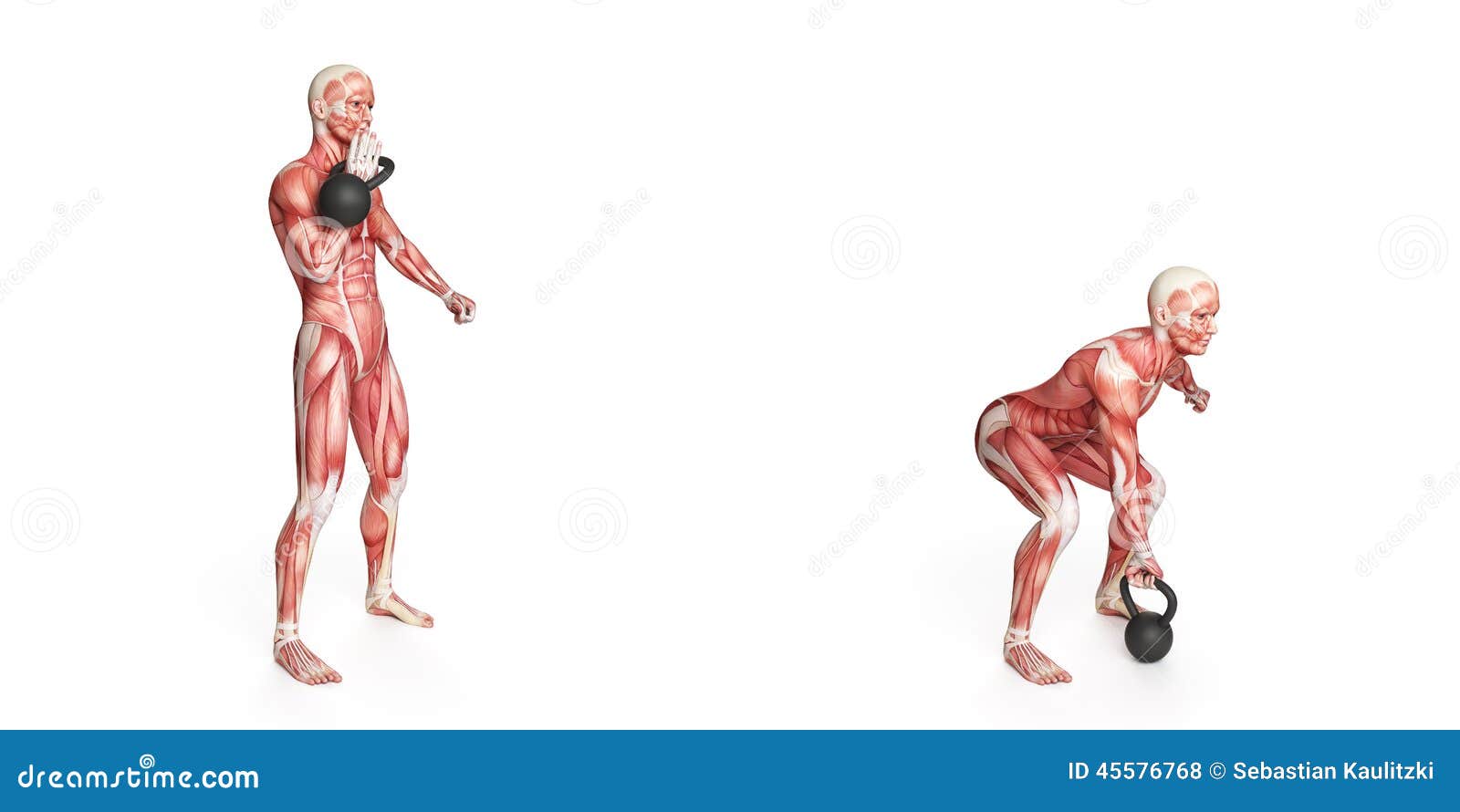 A One Handed Weight Muscle Training Dumbell With Green Handle Shaft And