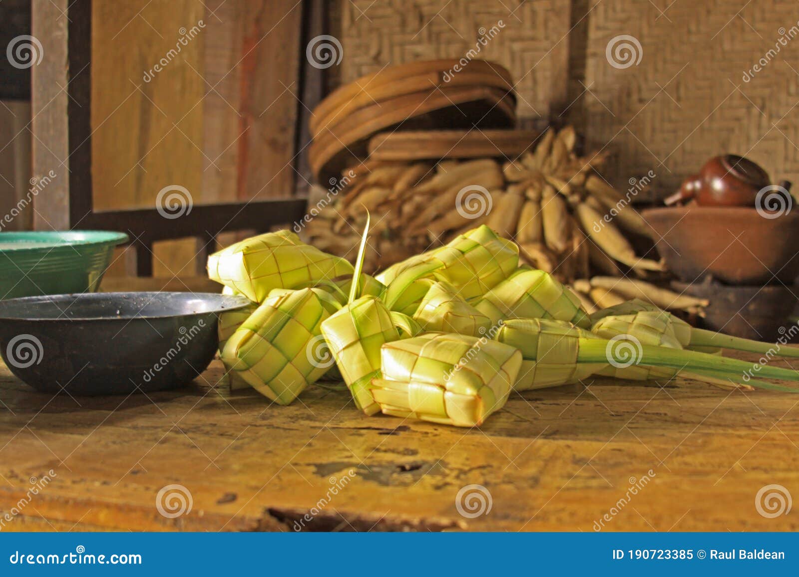 ketupat, the traditional indonesian rice cake