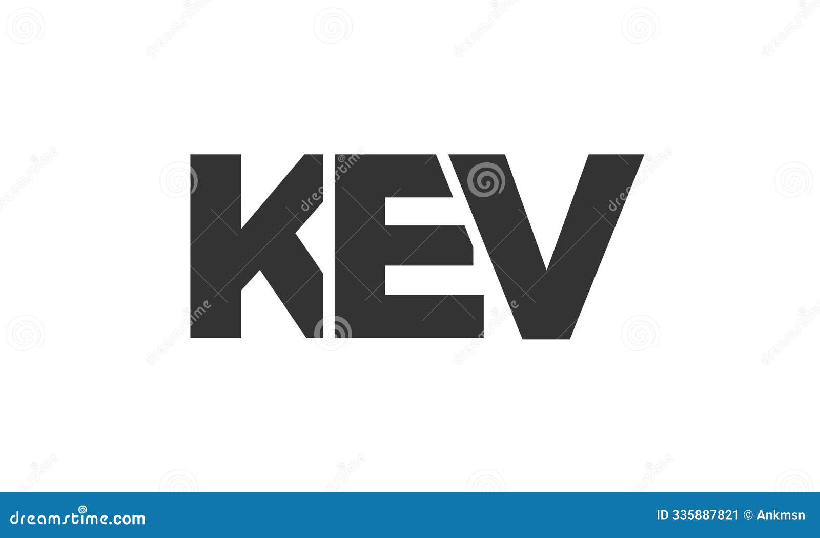 kev logo  template with strong and modern bold text. initial based  logotype featuring simple and minimal typography.