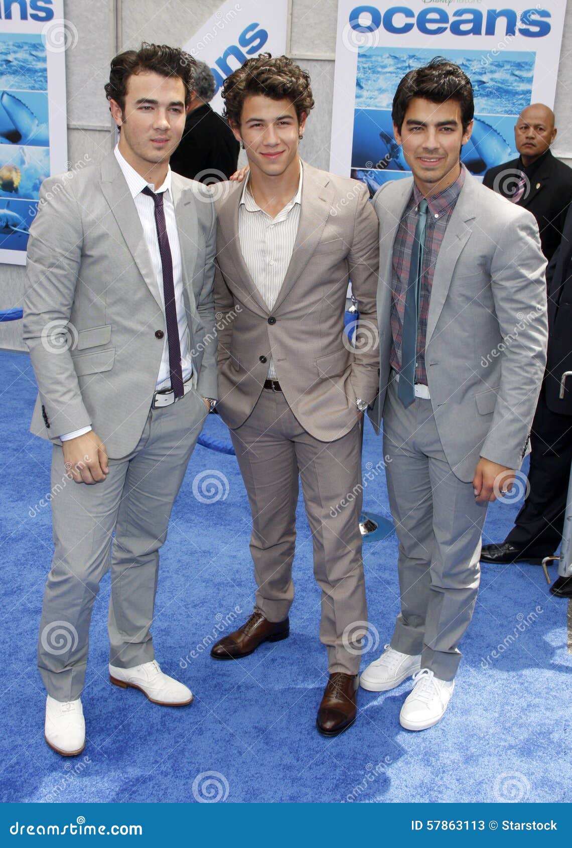 The Jonas Brothers, Nick Jonas, Joe Jonas and Kevin Jonas and