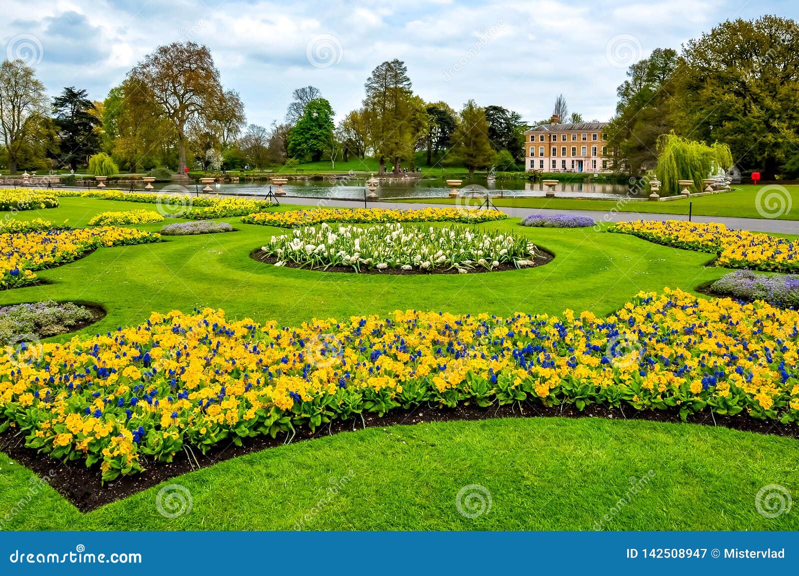 Kew Botanical Garden in Spring, London, UK Stock Image Image of