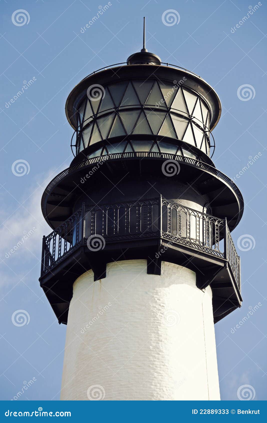 Key Biscayne Lighthouse stock image. Image of florida - 22889333