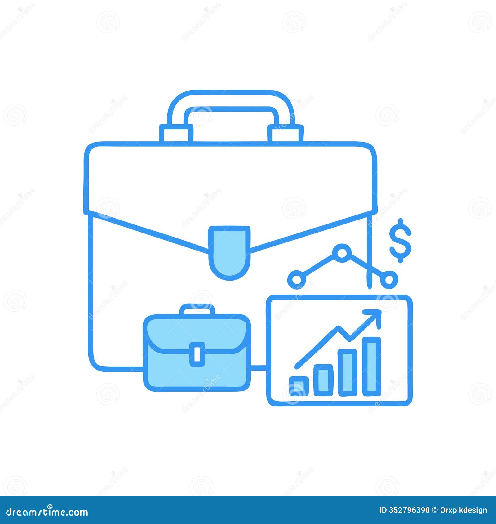 key business portfolio management icon
