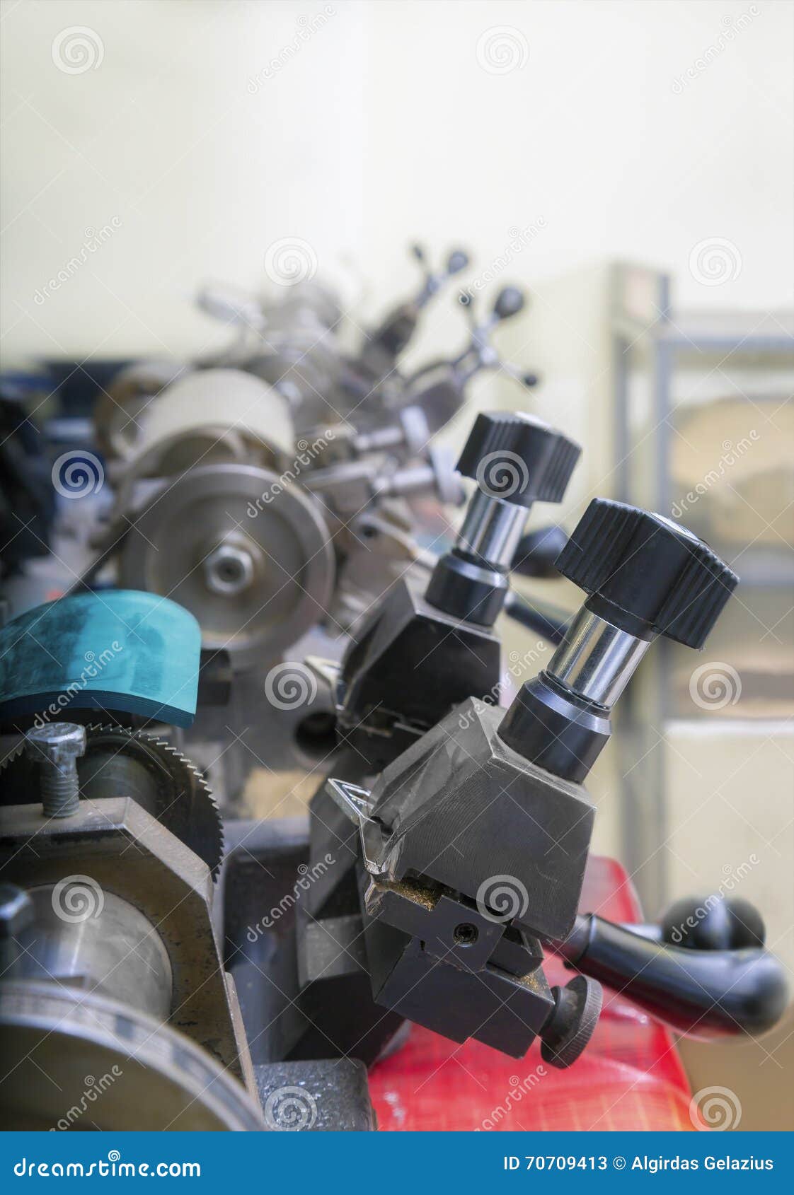 Key copying machine stock image. Image of duplicating 70709413