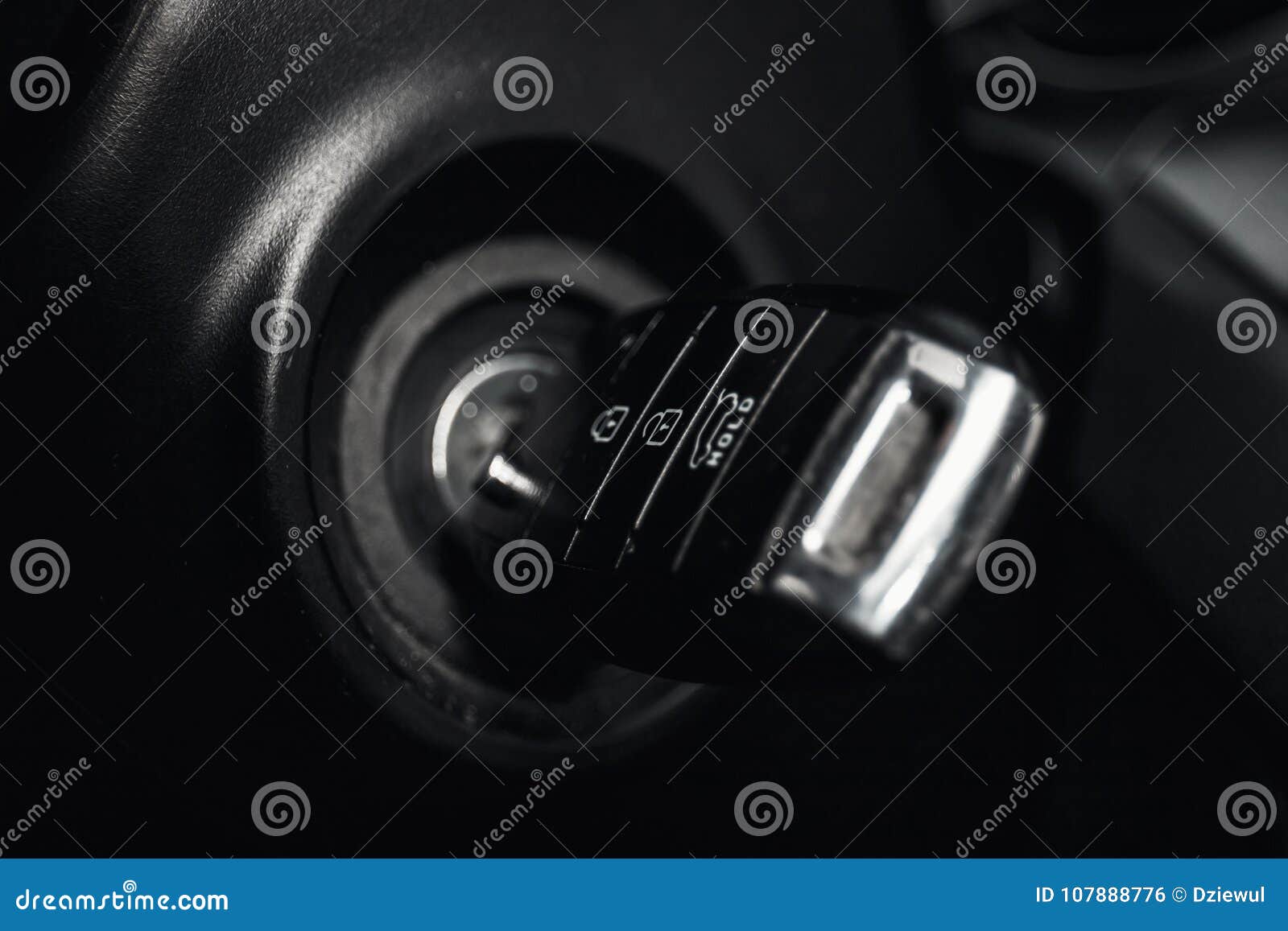 Key in Ignition Inside the Car Stock Photo Image of adult, knob