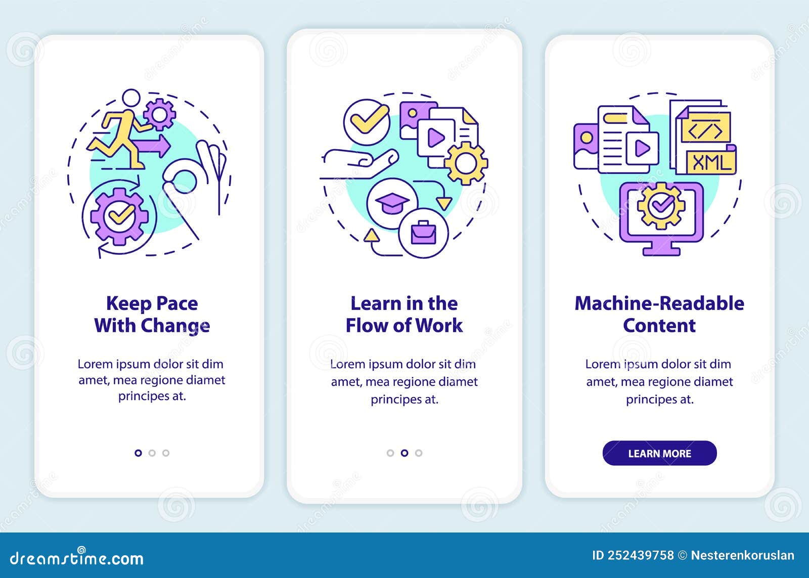 key imperatives onboarding mobile app screen
