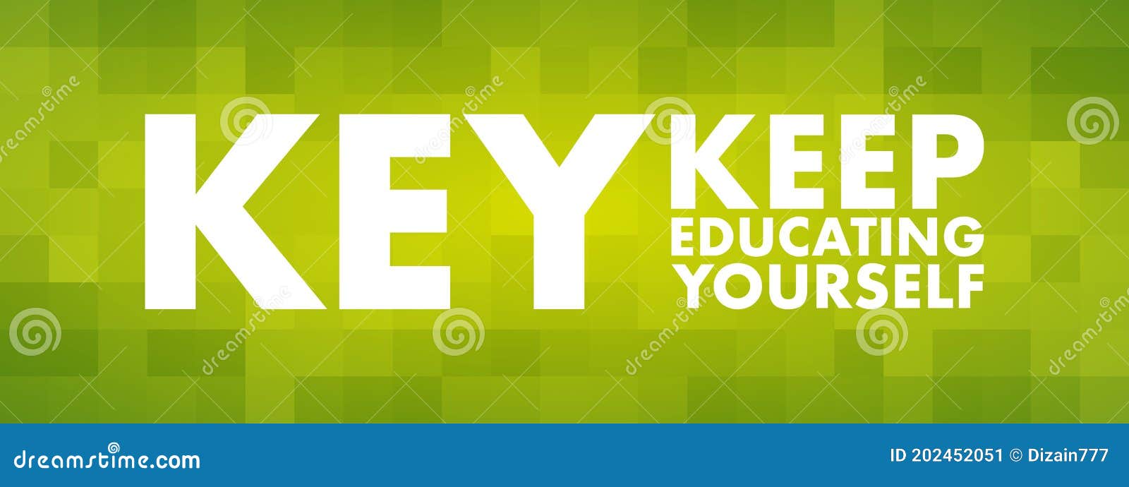 Keep Educating Yourself Mind Map, Business Concept For Presentations