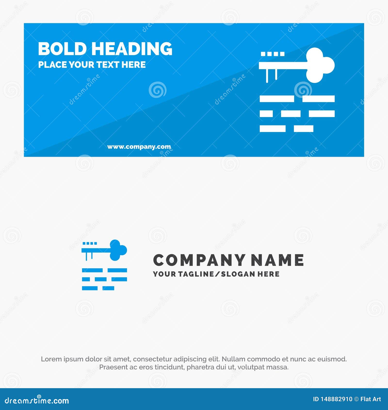 Key Lock Layout Login Solid Icon Website Banner And Business