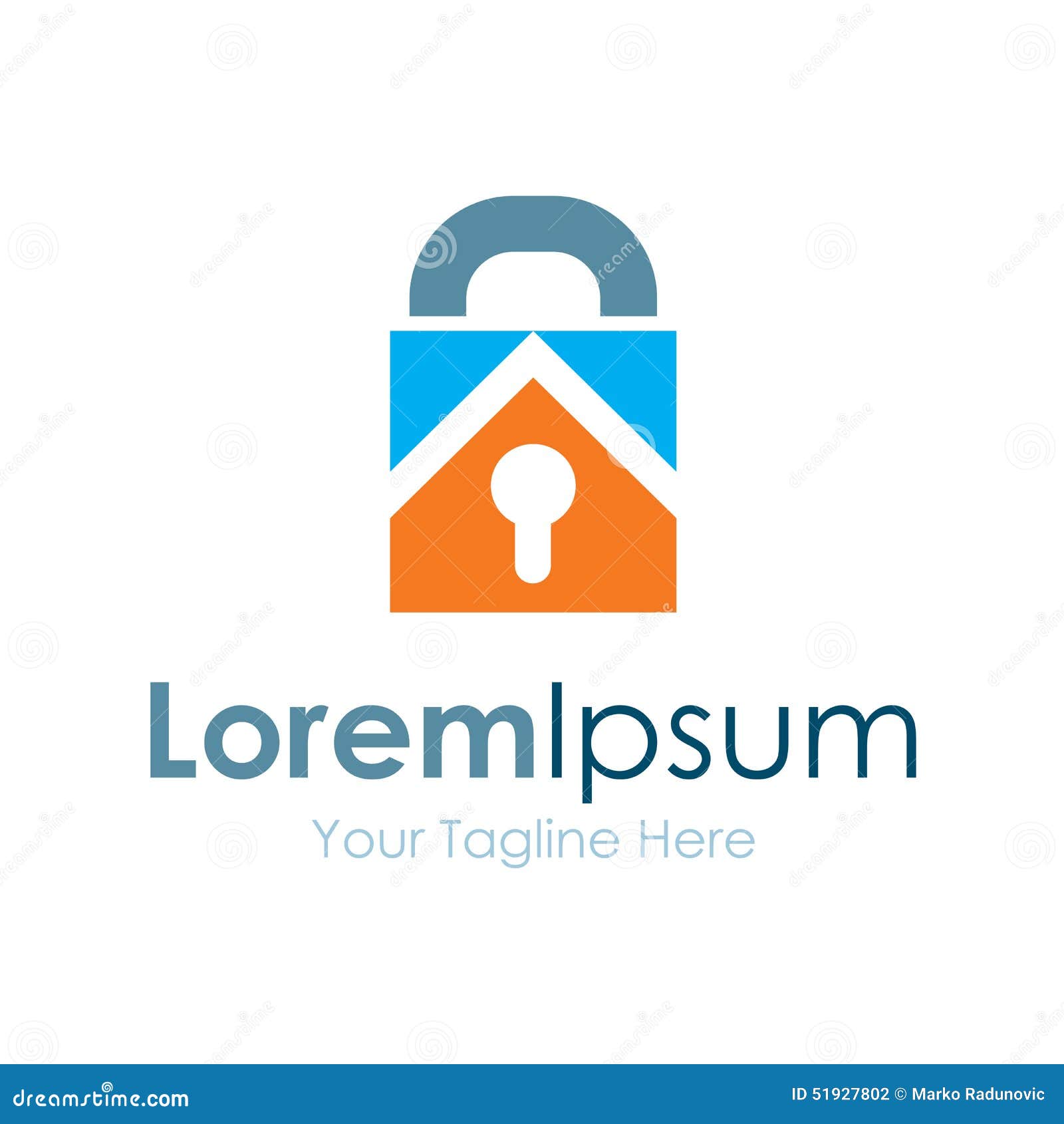 key lock real estate bussiness  icon logo