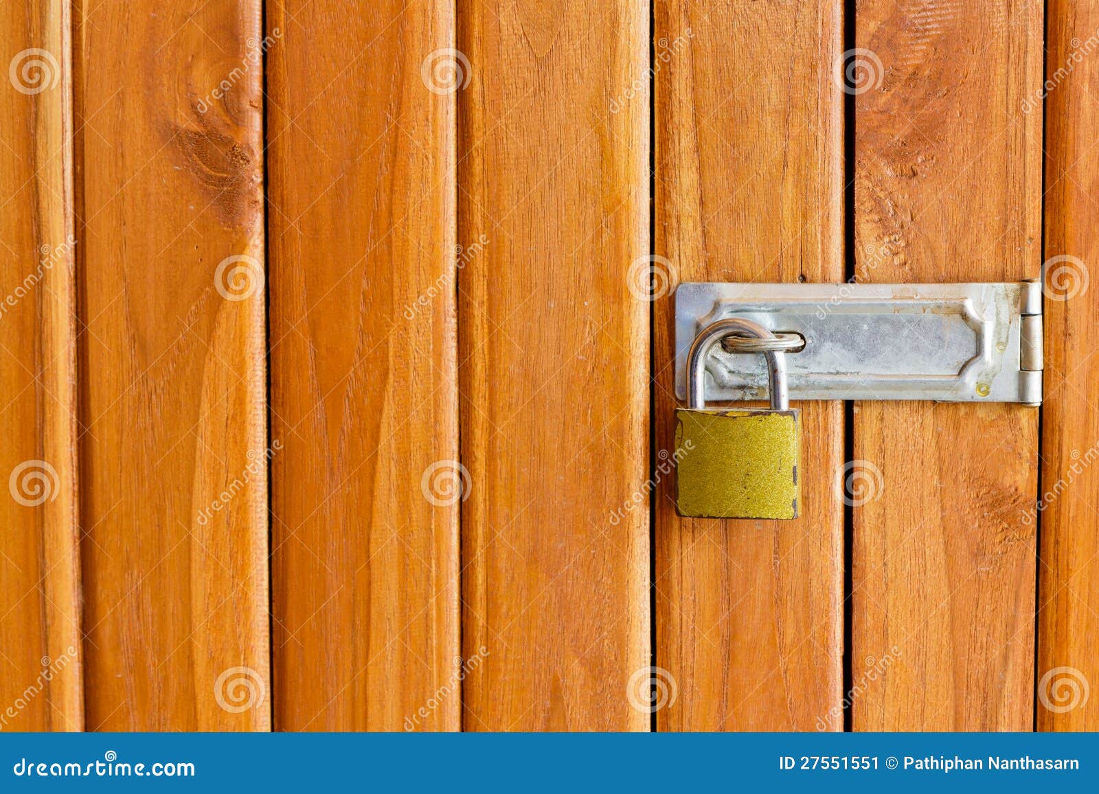 Key lock on wood door stock image. Image of open, exit 27551551