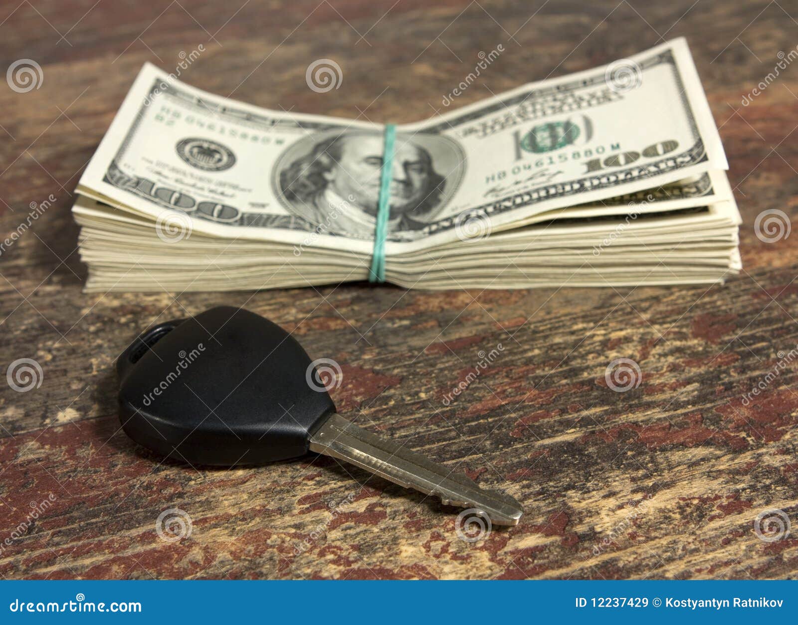Key and money stock image. Image of background, funds 12237429