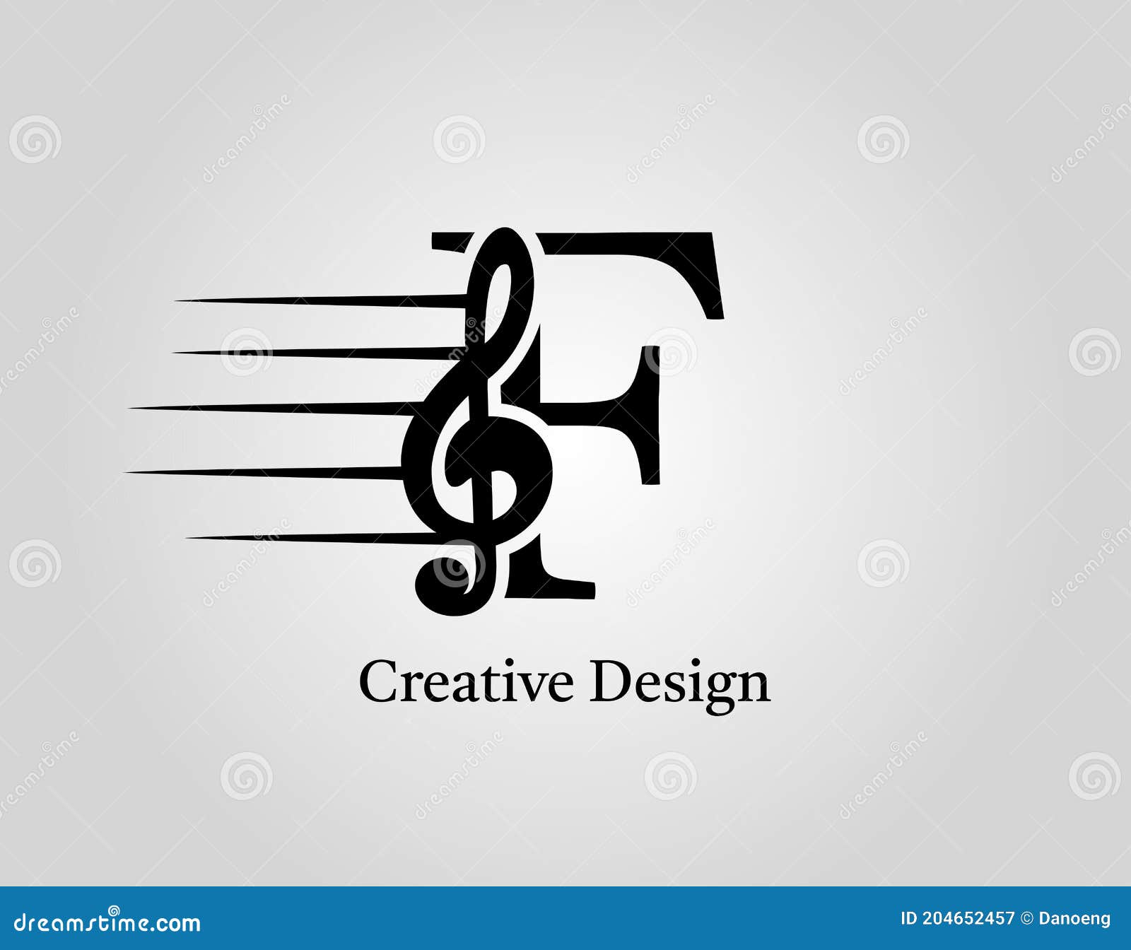 Key Note F Letter Logo Vector. Music Note On Initial F Design Stock Vector  - Illustration Of Classic, Graphic: 204652457