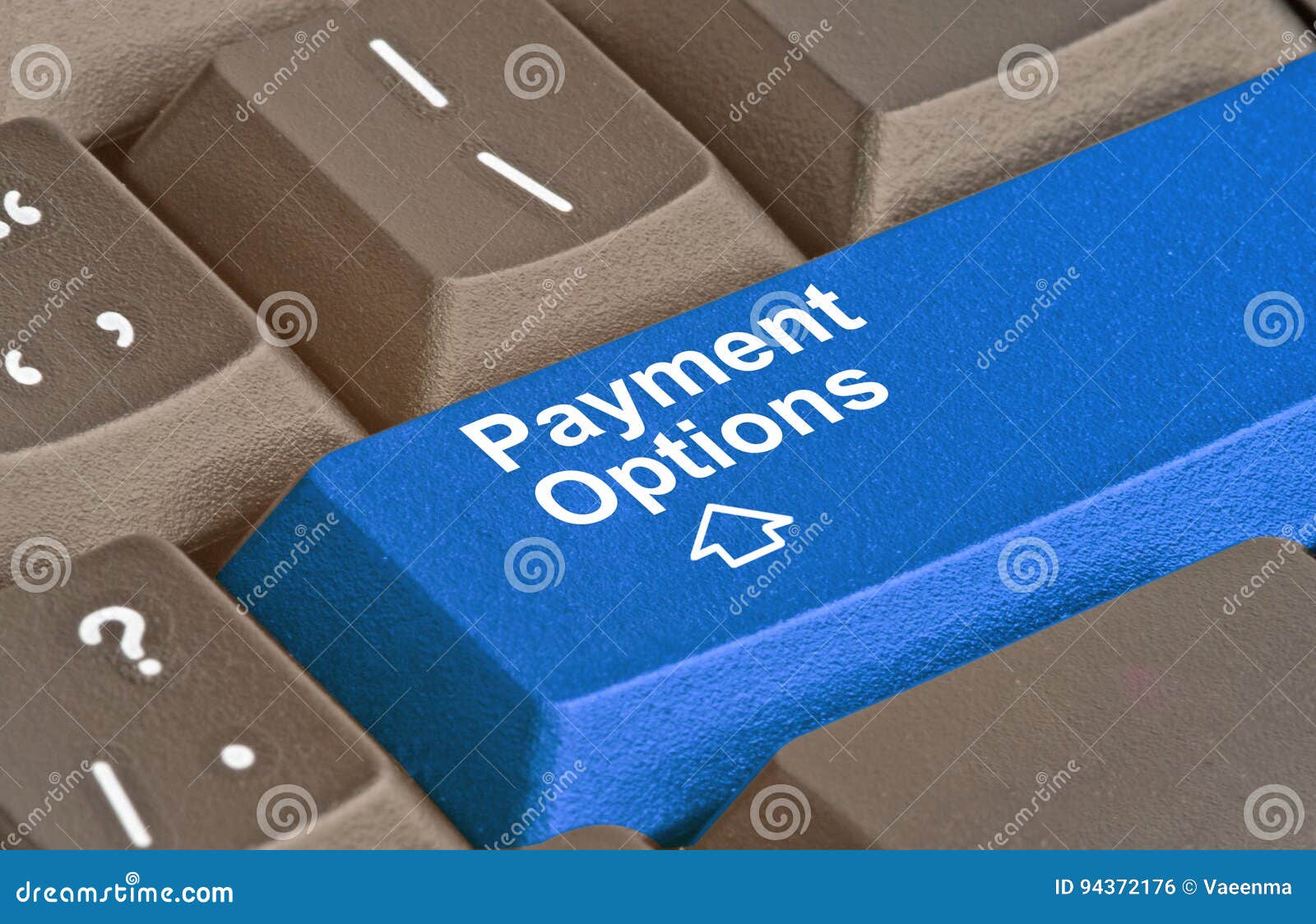 key for payment options