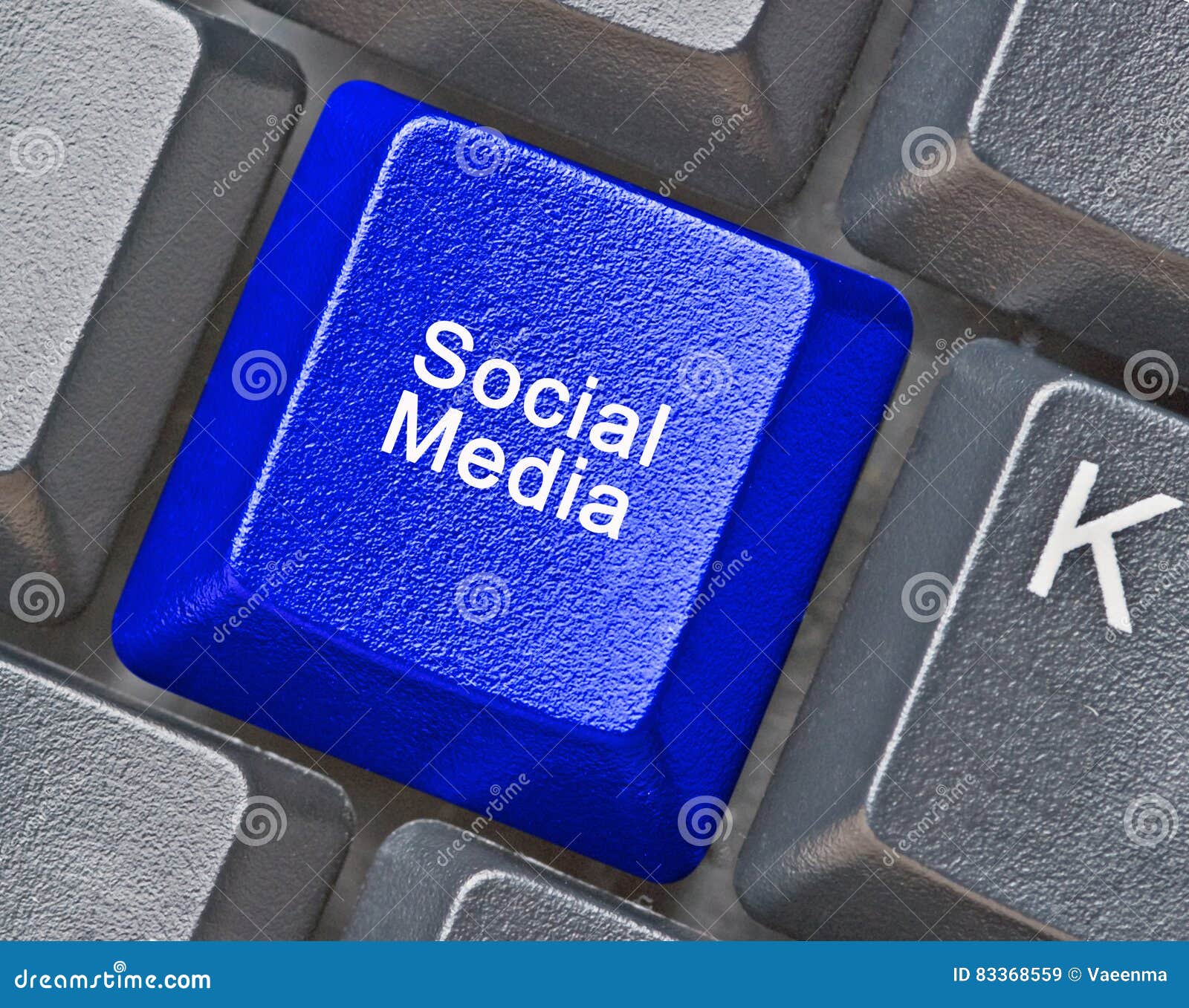 Key for social media stock image. Image of media, online 83368559