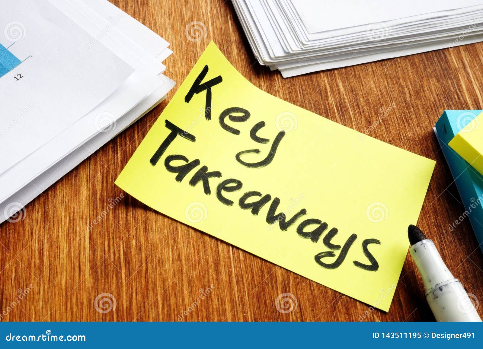 key takeaways. memo stick and pepers