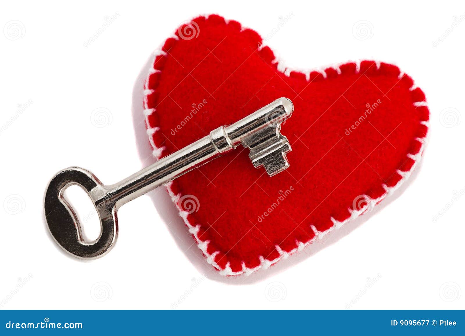 Key to Love stock image. Image of love, white, romance 9095677