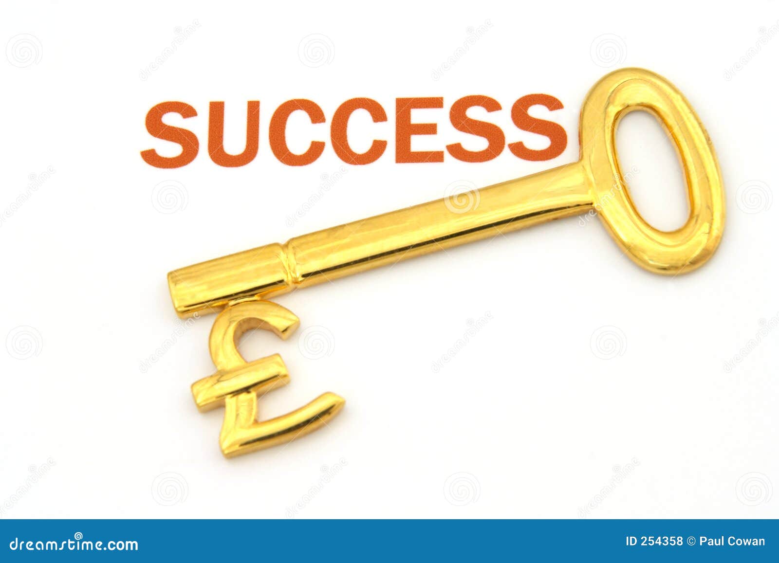Key to success - pounds stock photo. Image of success, money - 254358