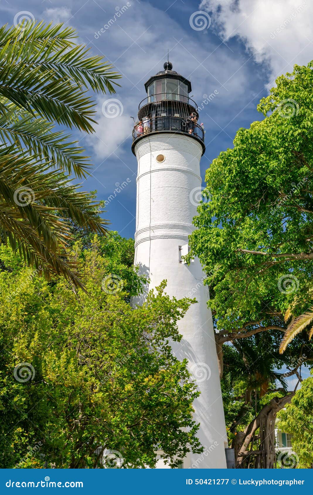 The Key West Lighthouse, Florida Keys, Florida Stock Image Image of