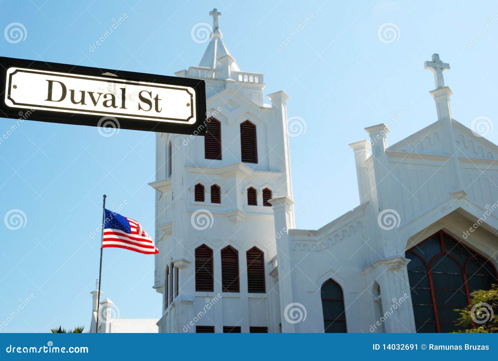 Key West Street Sign stock image. Image of architecture - 14032691
