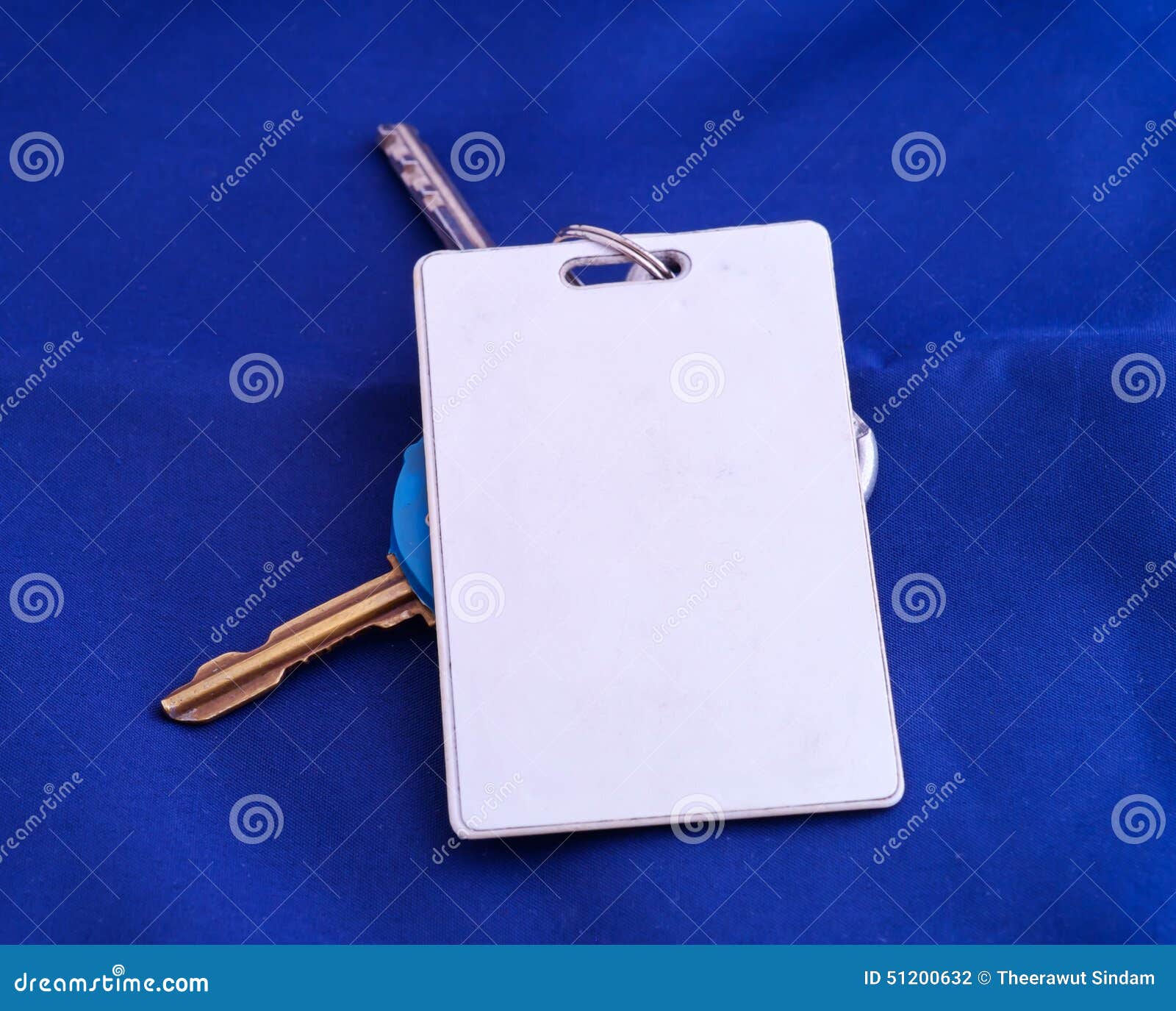Key with white key card stock photo. Image of access 51200632
