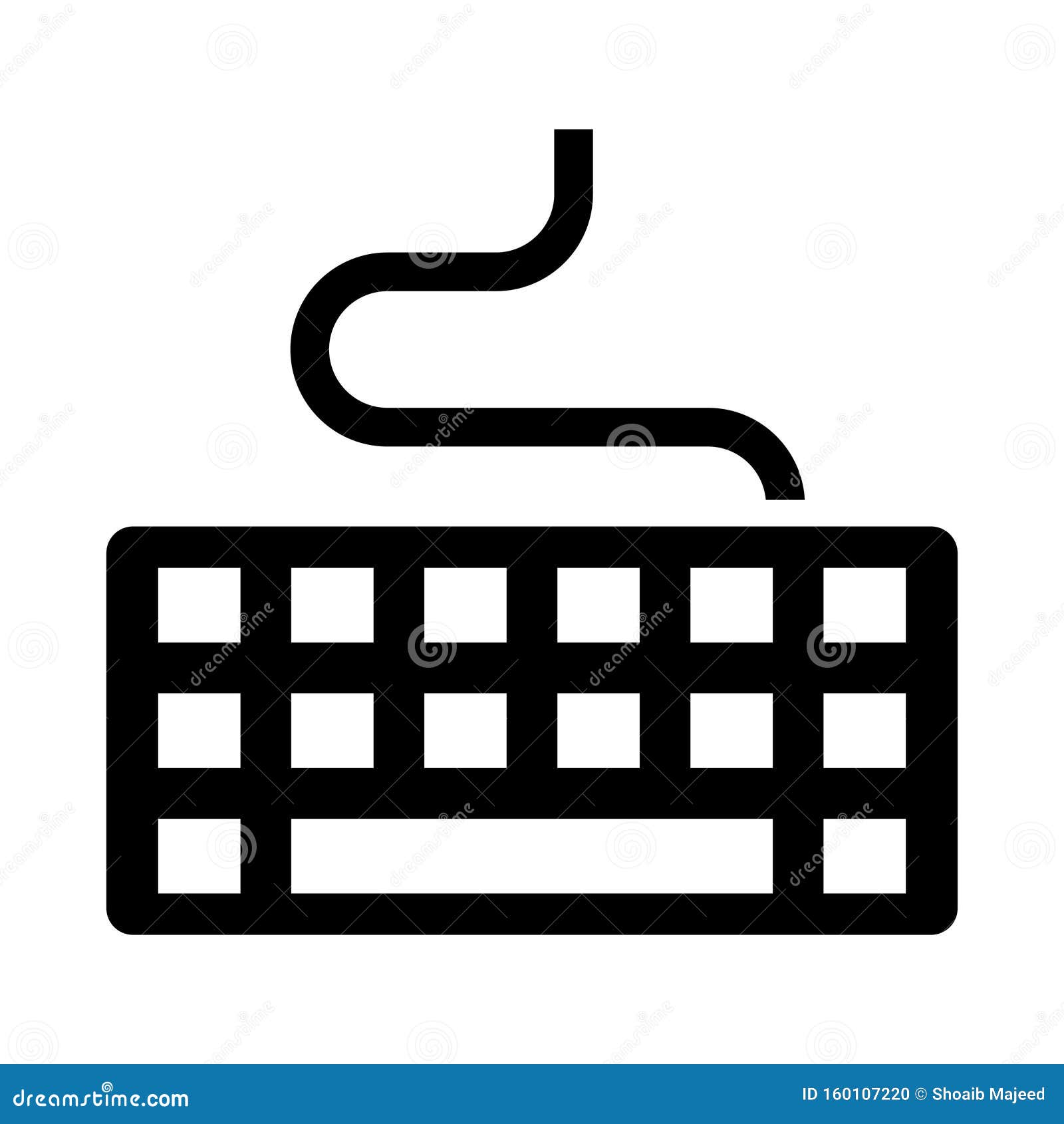 Keyboard Glyph Icon Isolated Graphic Style In Eps 10 Simple Keyboard Glyph Icon Isolated Graphic Style In Eps 10 Simple