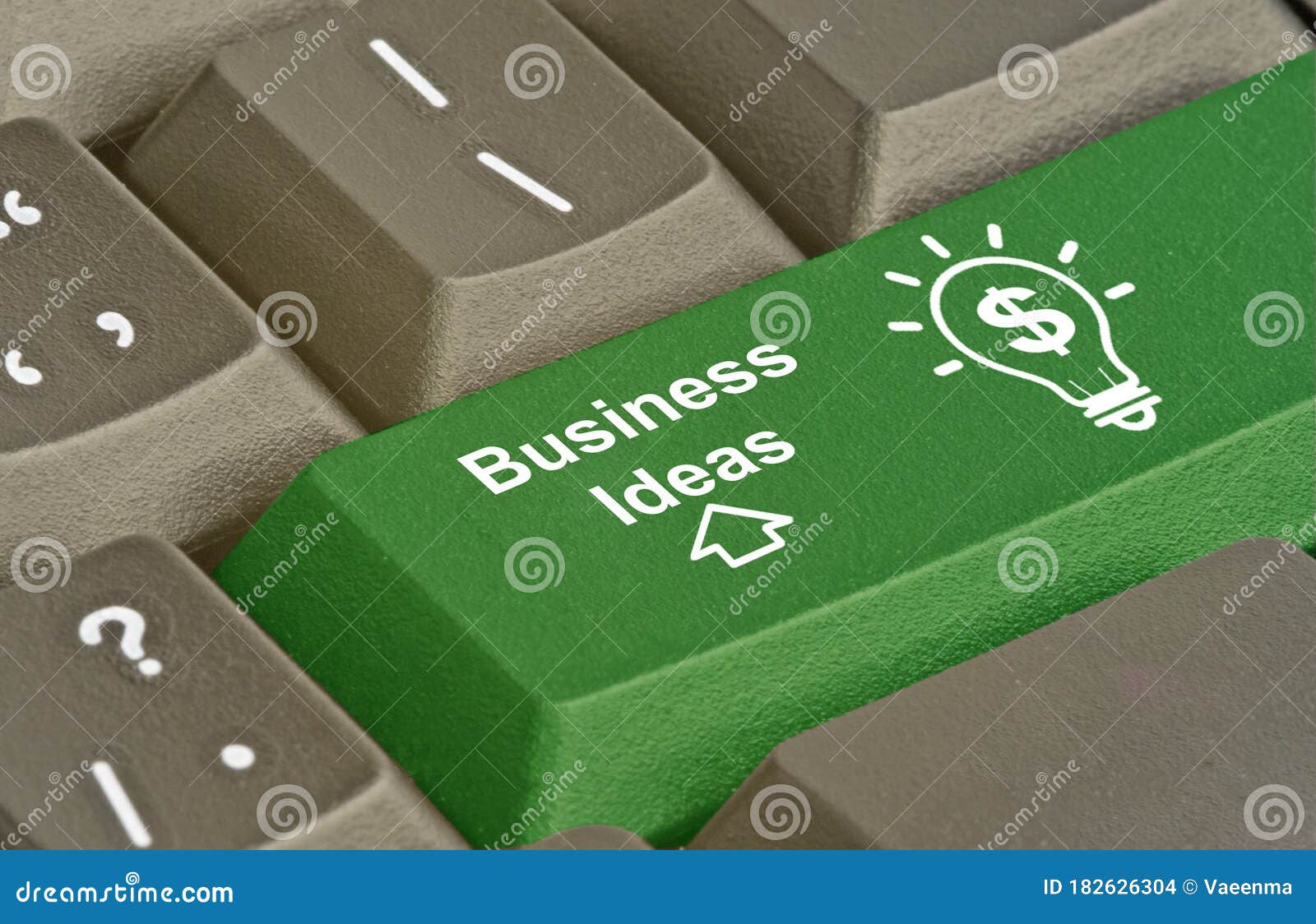 Key for business ideas stock illustration. Illustration of closeup