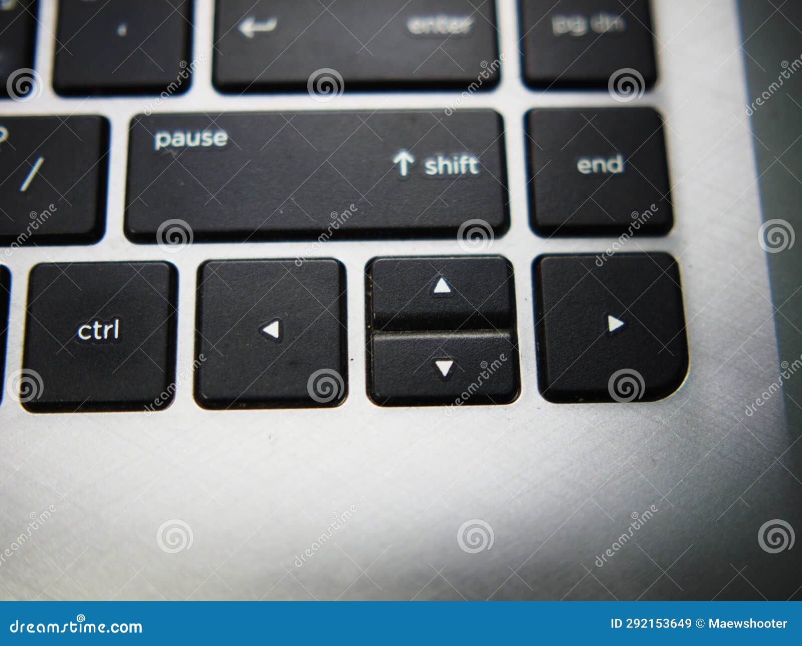 keybord of notebook pc pocket and work out hard
