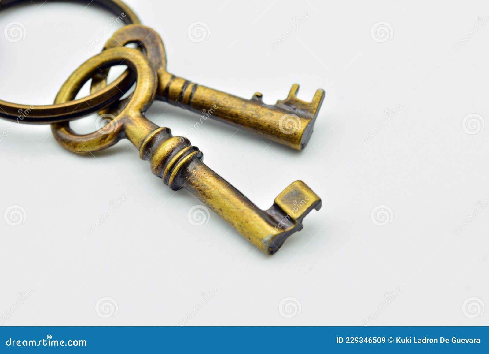 keychain with old keys