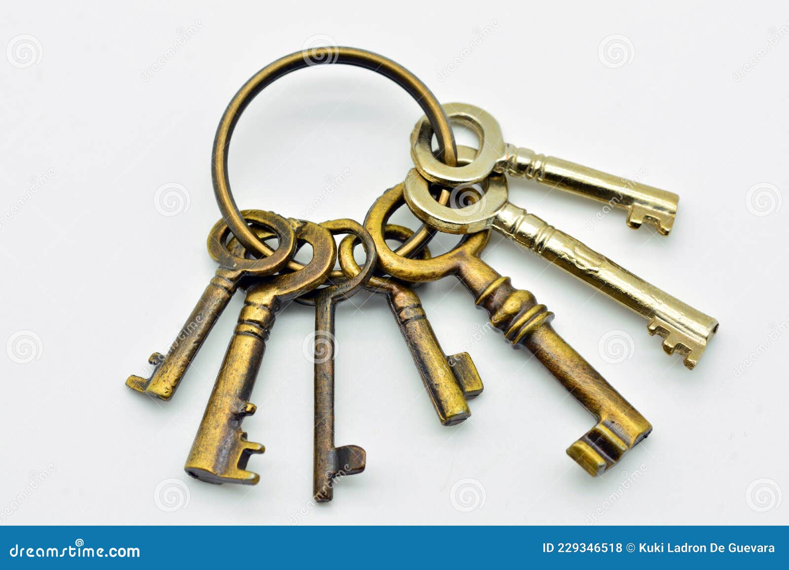 keychain with old keys