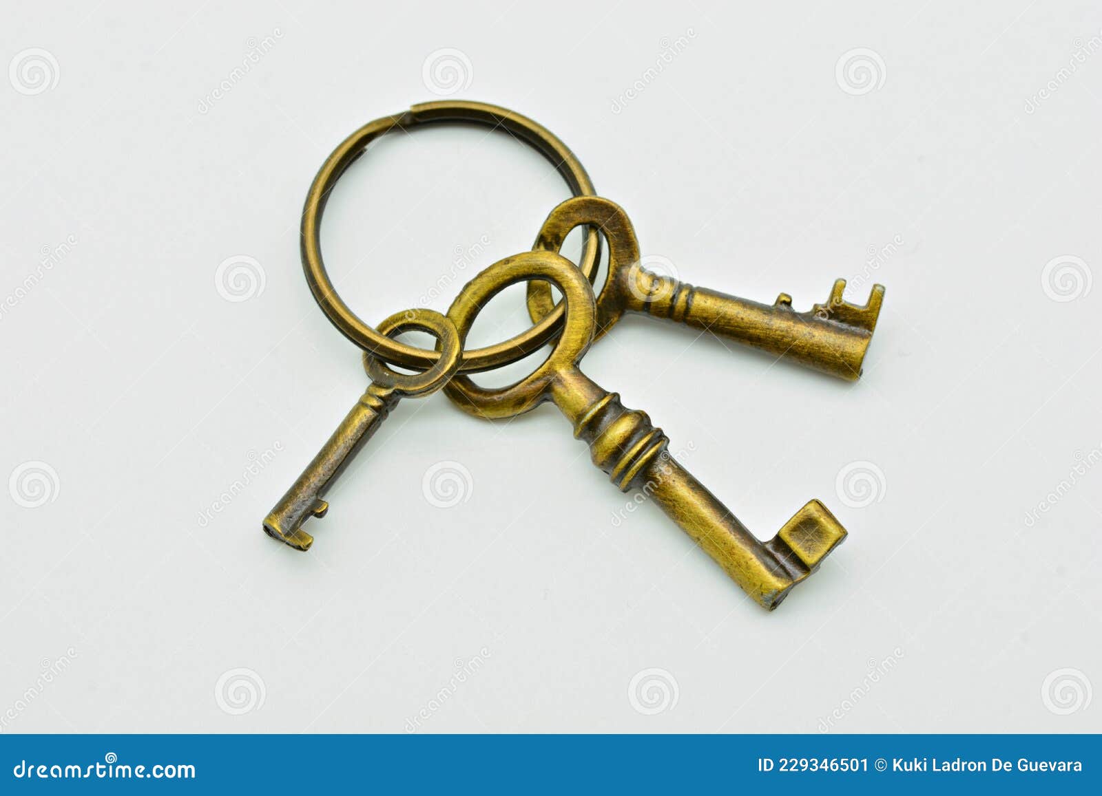 keychain with old keys