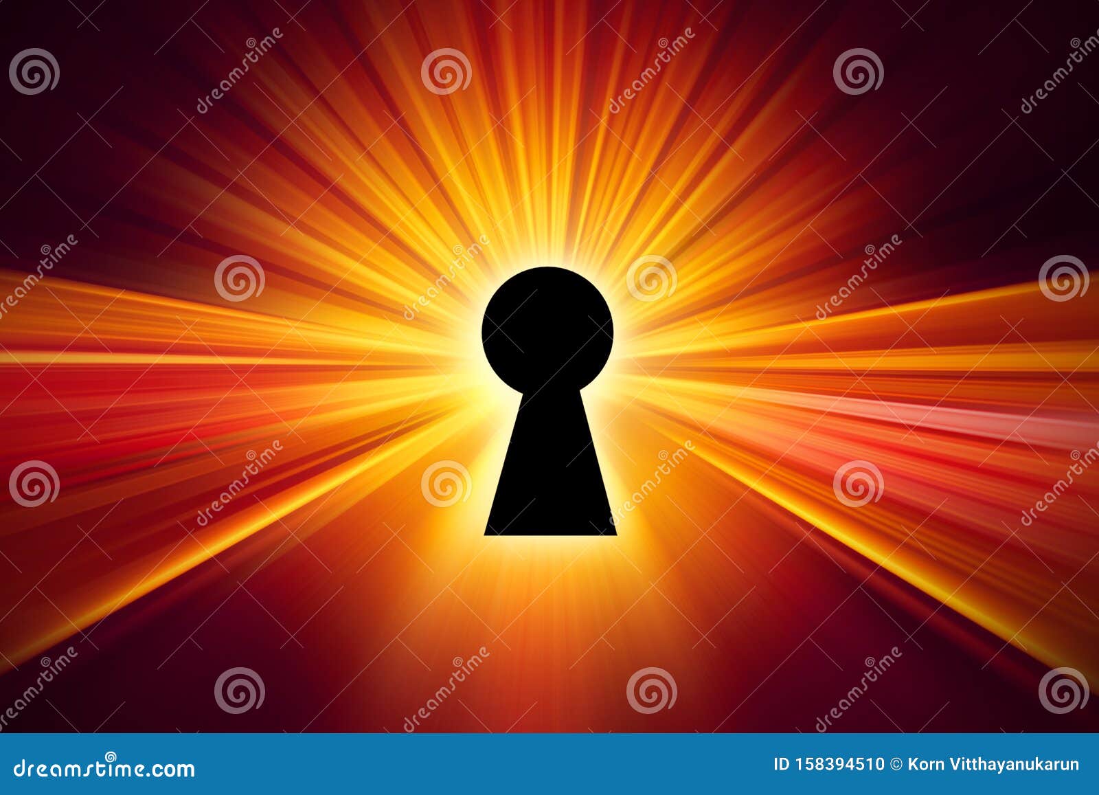 Keyhole with Light Grow Bring for Opening Unlock Power Stock Photo - Image  of enter, idea: 158394510