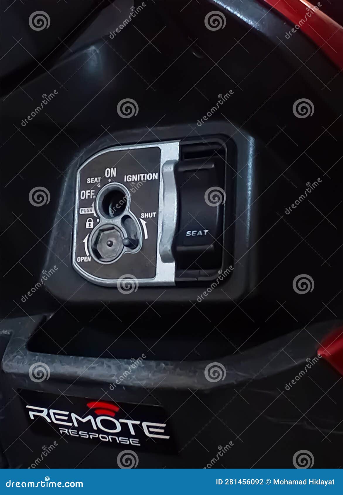 Keyhole New Version of Motorcycle Editorial Photography Image of