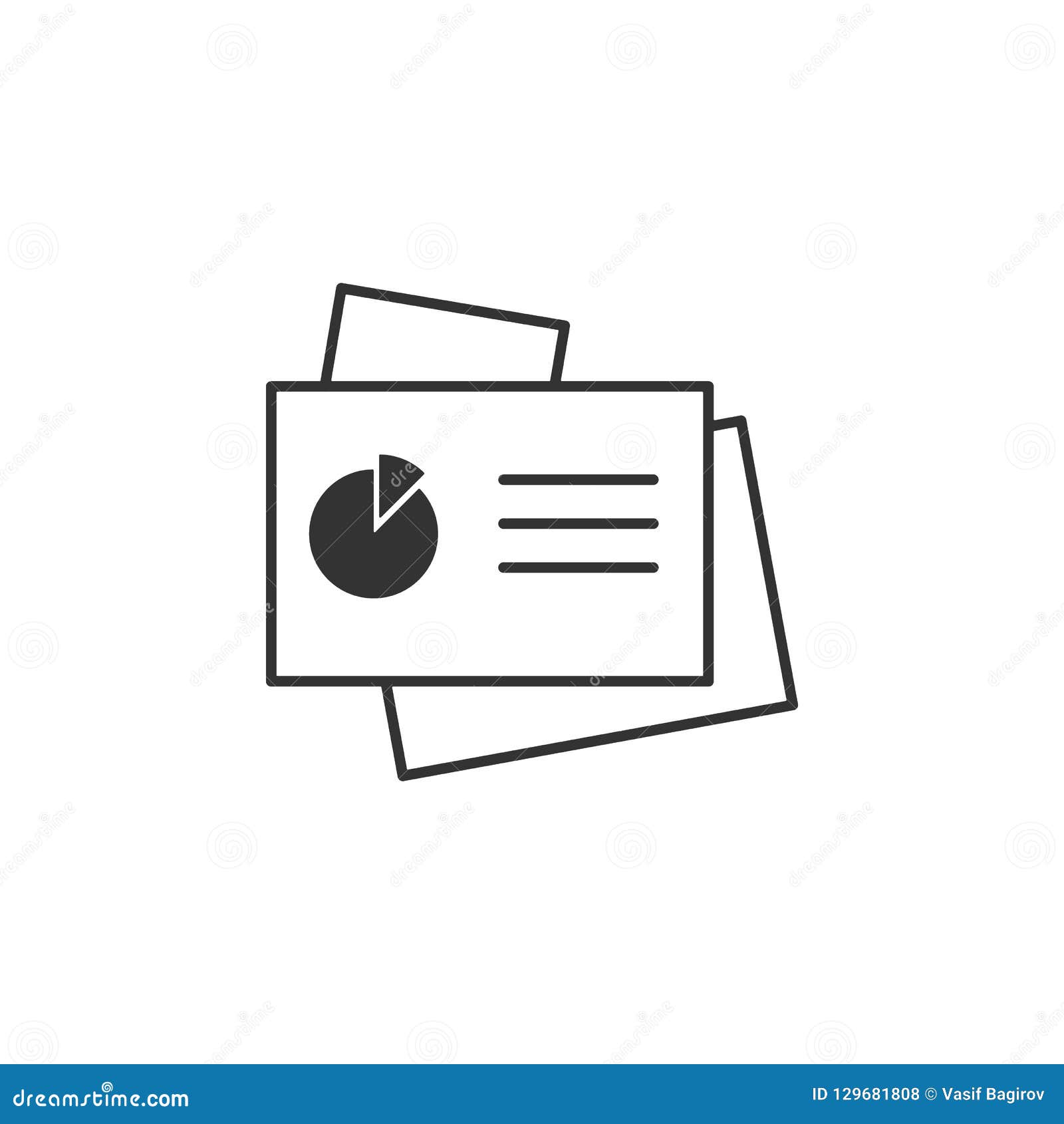 Download Keynote, Power Point Line Icon. Simple, Modern Flat Vector ...