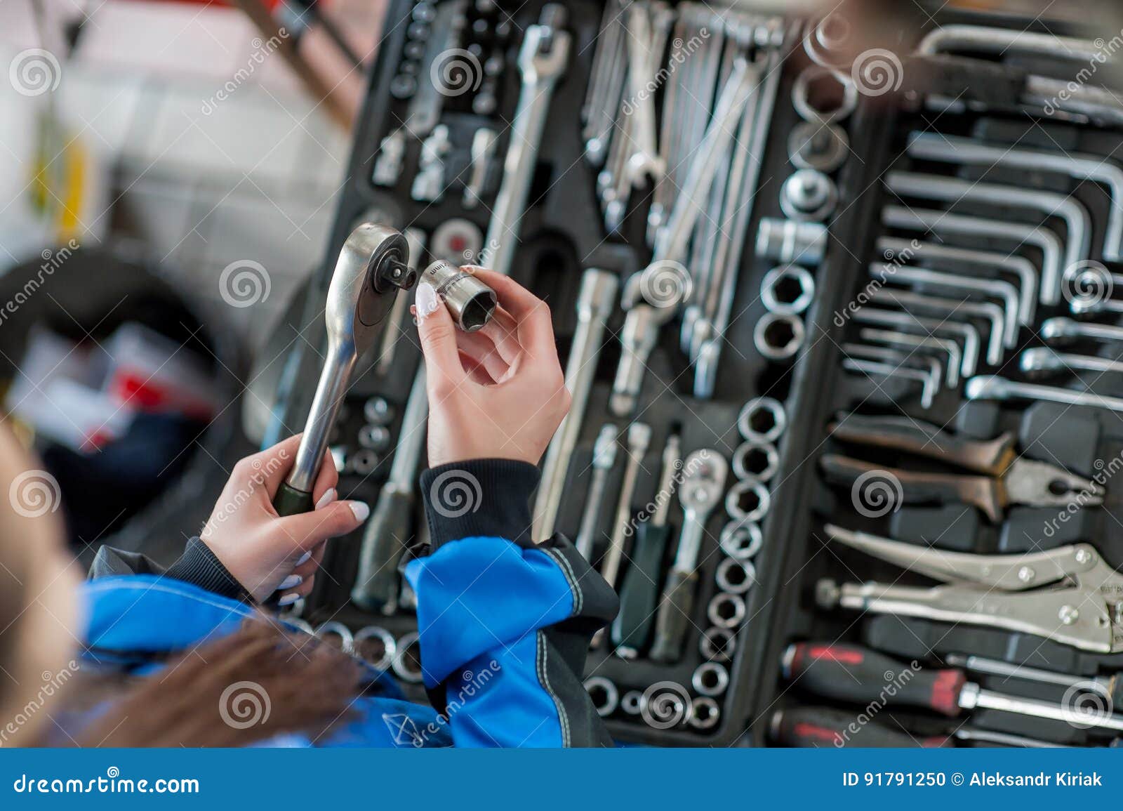Keys for Car Repair in a Car Stock Photo Image of employment