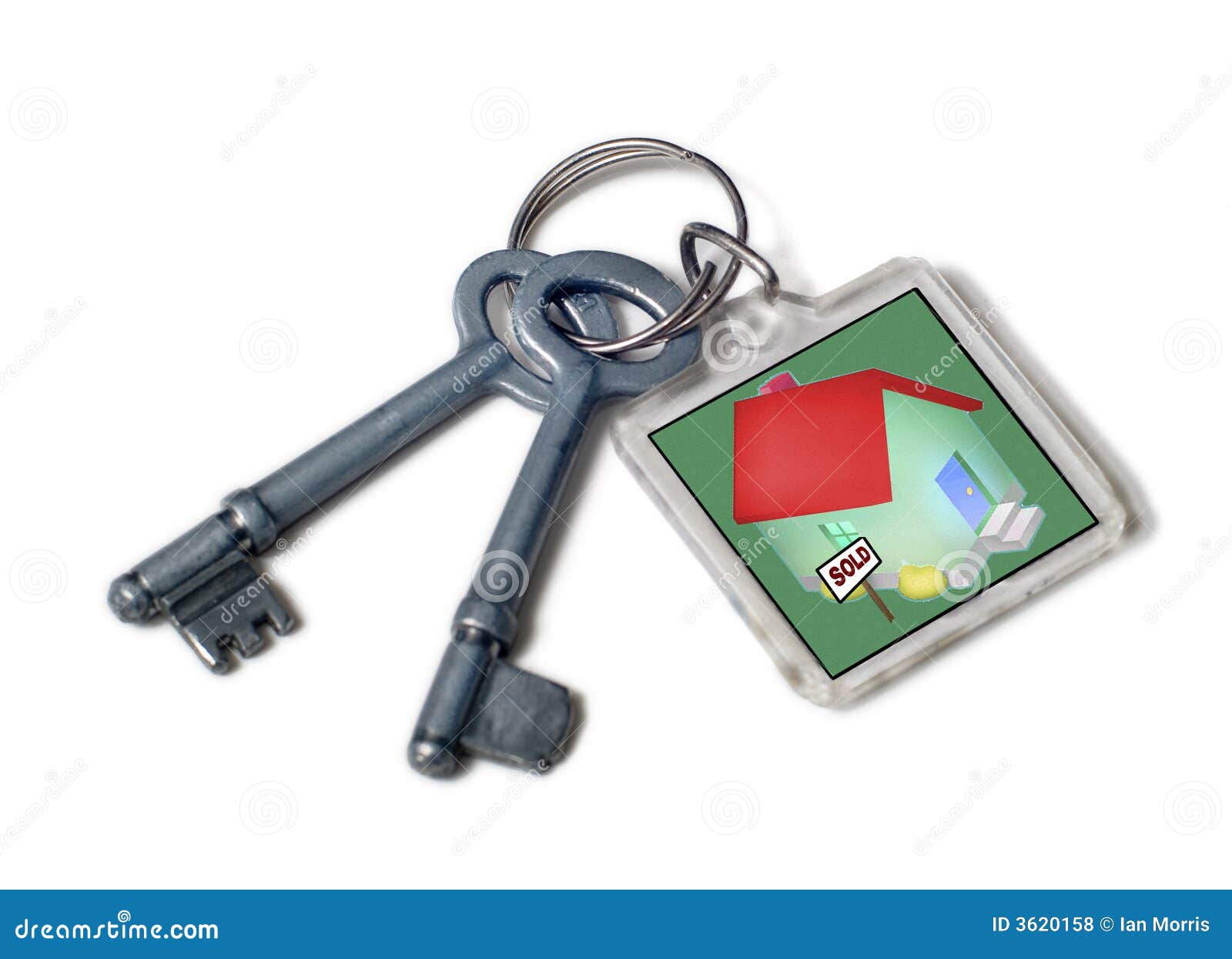 Keys to New House stock photo. Image of realty, sold, happiness - 3620158