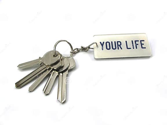 The keys of your life stock image. Image of give, financial - 4309517