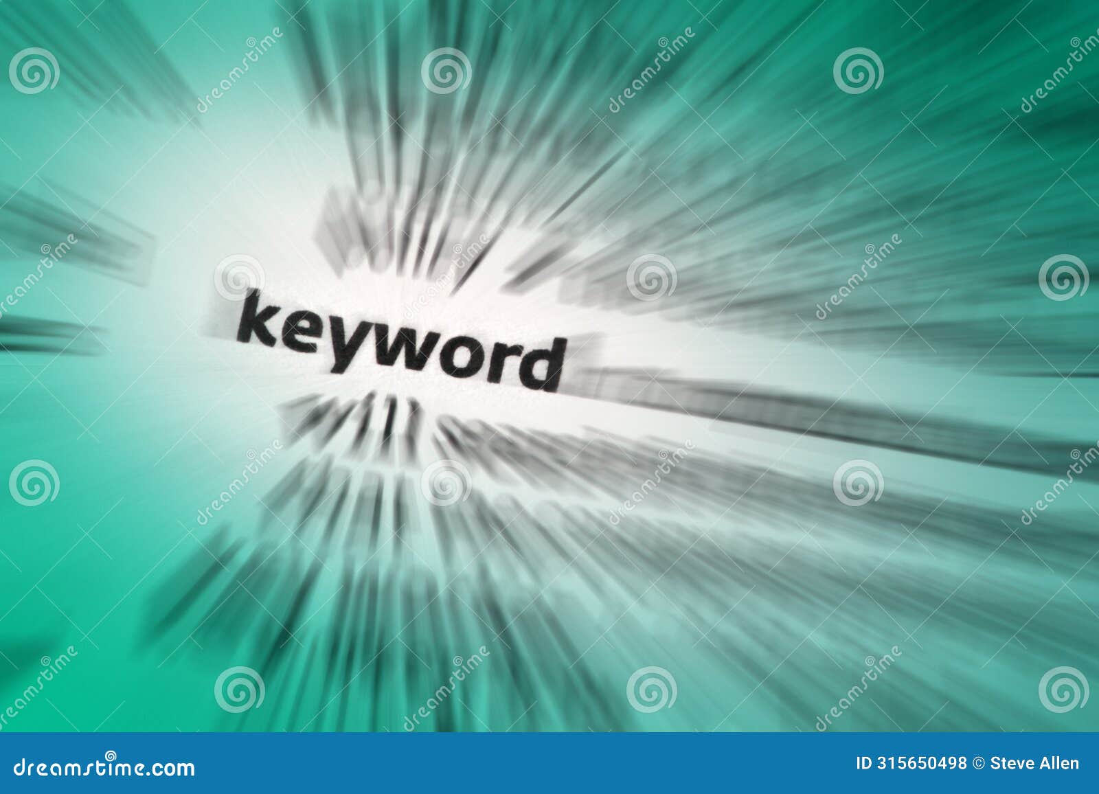 keyword - a word used as an index term to retrieve documents