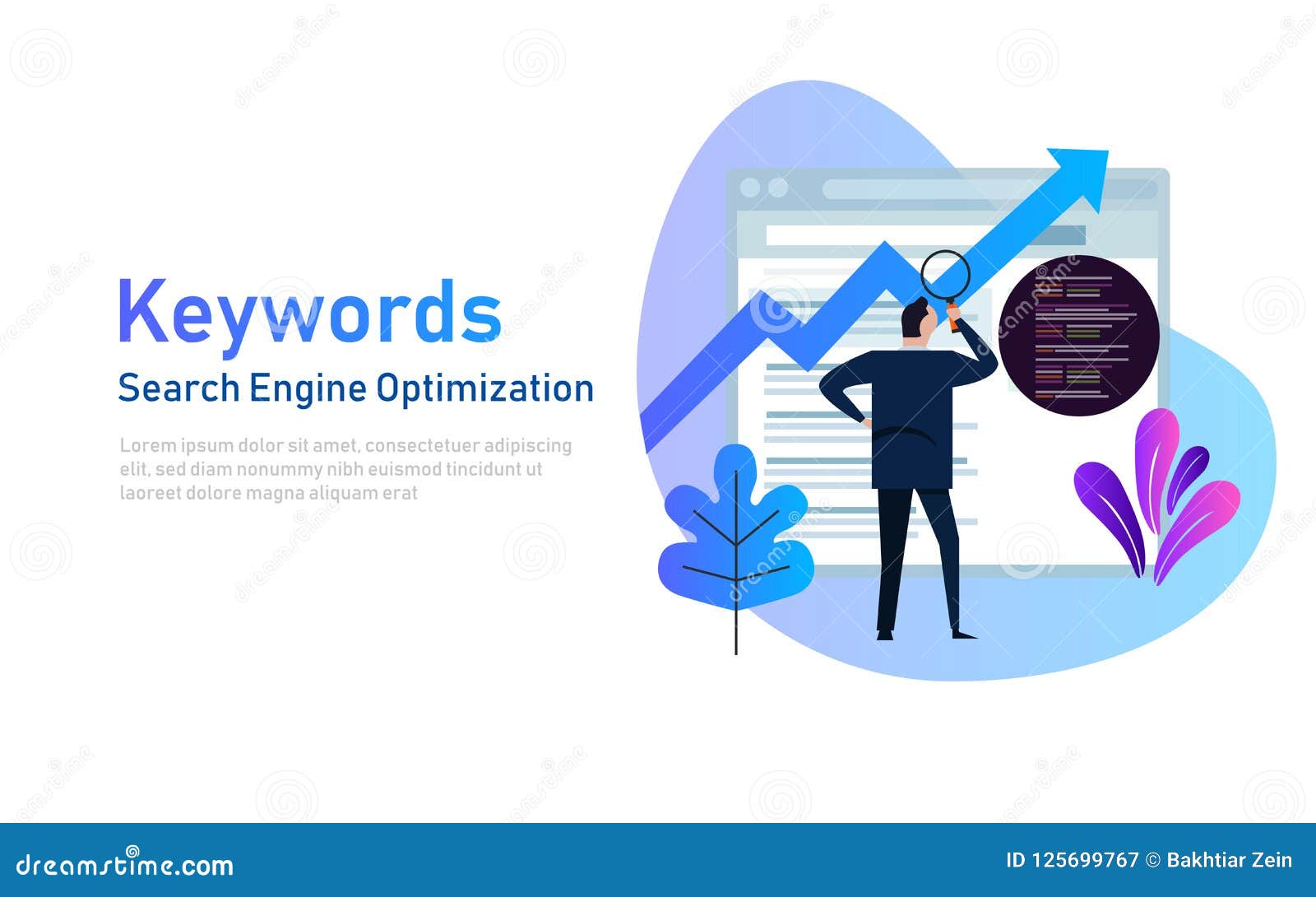 Keywording Seo Keyword Research Keywords Ranking Optimization On Search Engine Vector Illustration Of People Looking Stock Vector Illustration Of Link Flat